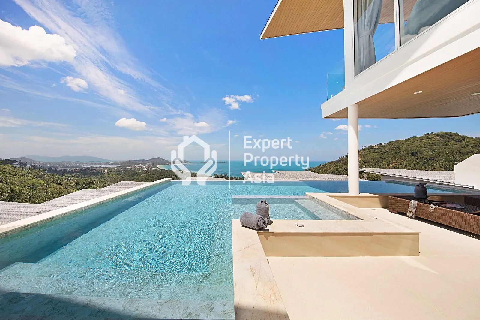 Exquisite 4-Bedroom Sea View Pool Villa – Villa B12 in Chaweng Noi, Koh Samui