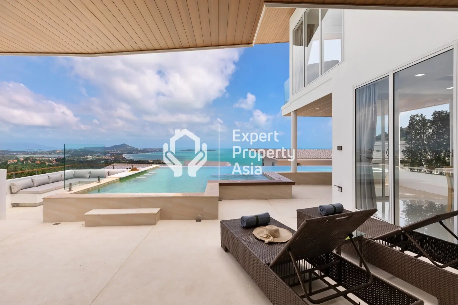 Luxurious 4-Bedroom Sea View Pool Villa – Villa B15 in Chaweng Noi, Koh Samui