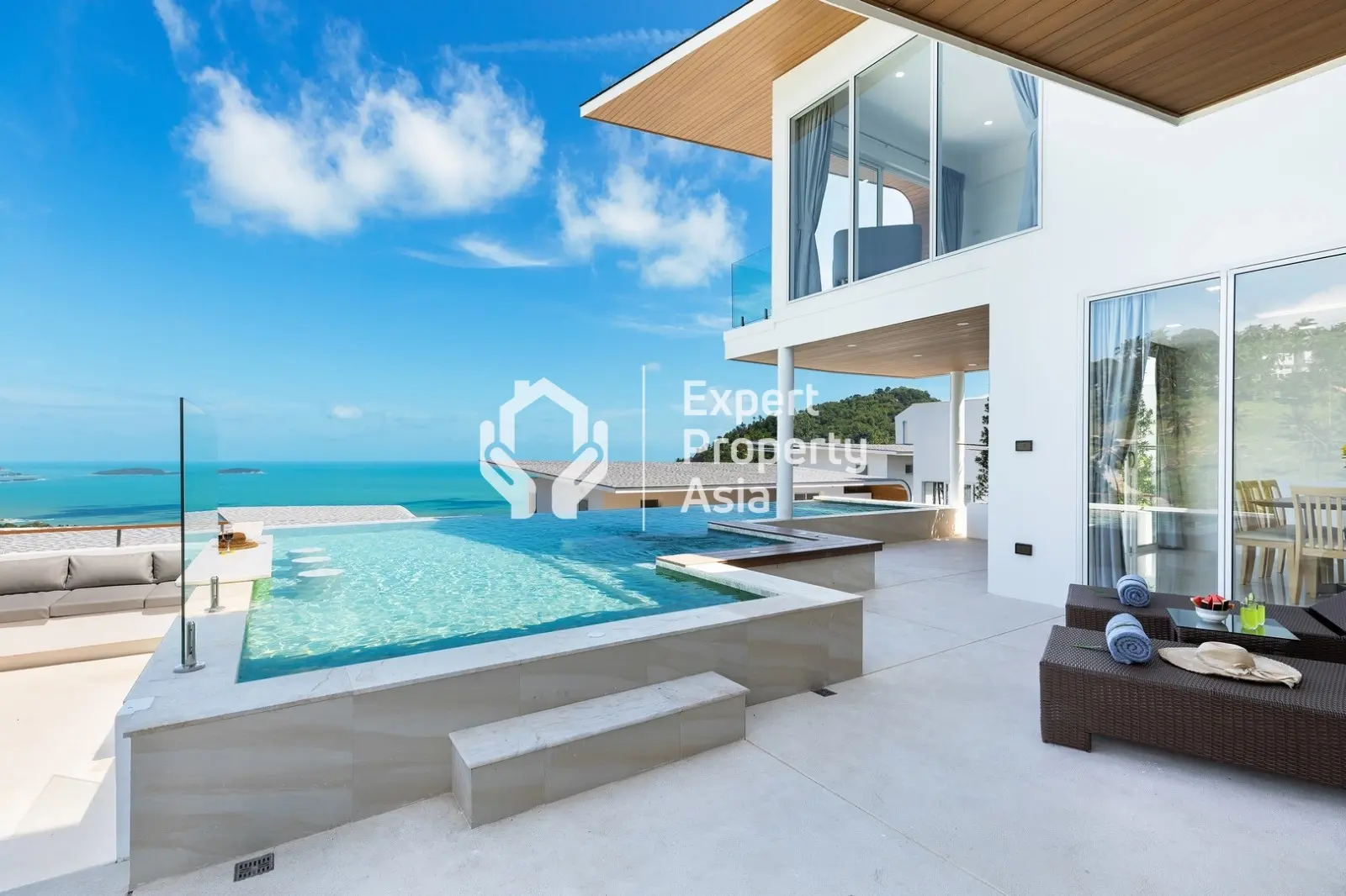 Luxurious 4-Bedroom Sea View Pool Villa – Villa B15 in Chaweng Noi, Koh Samui