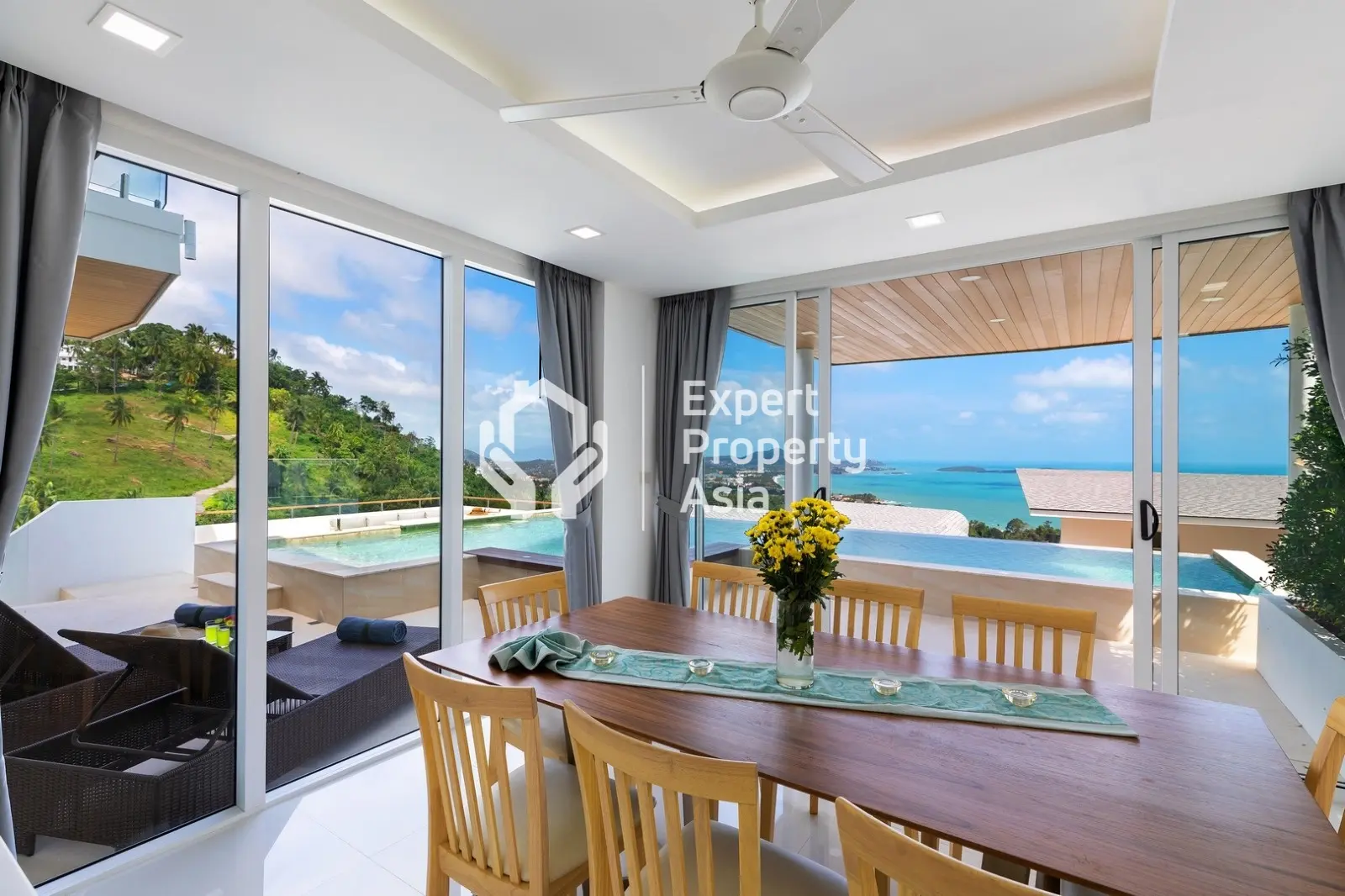 Luxurious 4-Bedroom Sea View Pool Villa – Villa B15 in Chaweng Noi, Koh Samui