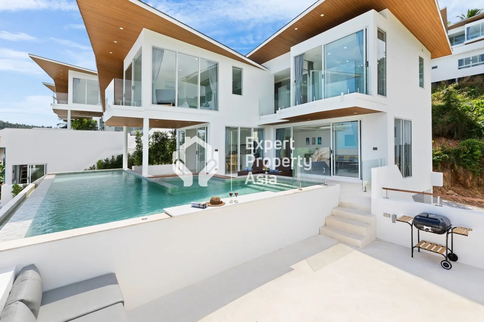 Villa de luxe avec 4 chambres et vue sur la mer – Villa B15 à Chaweng Noi, Koh Samui