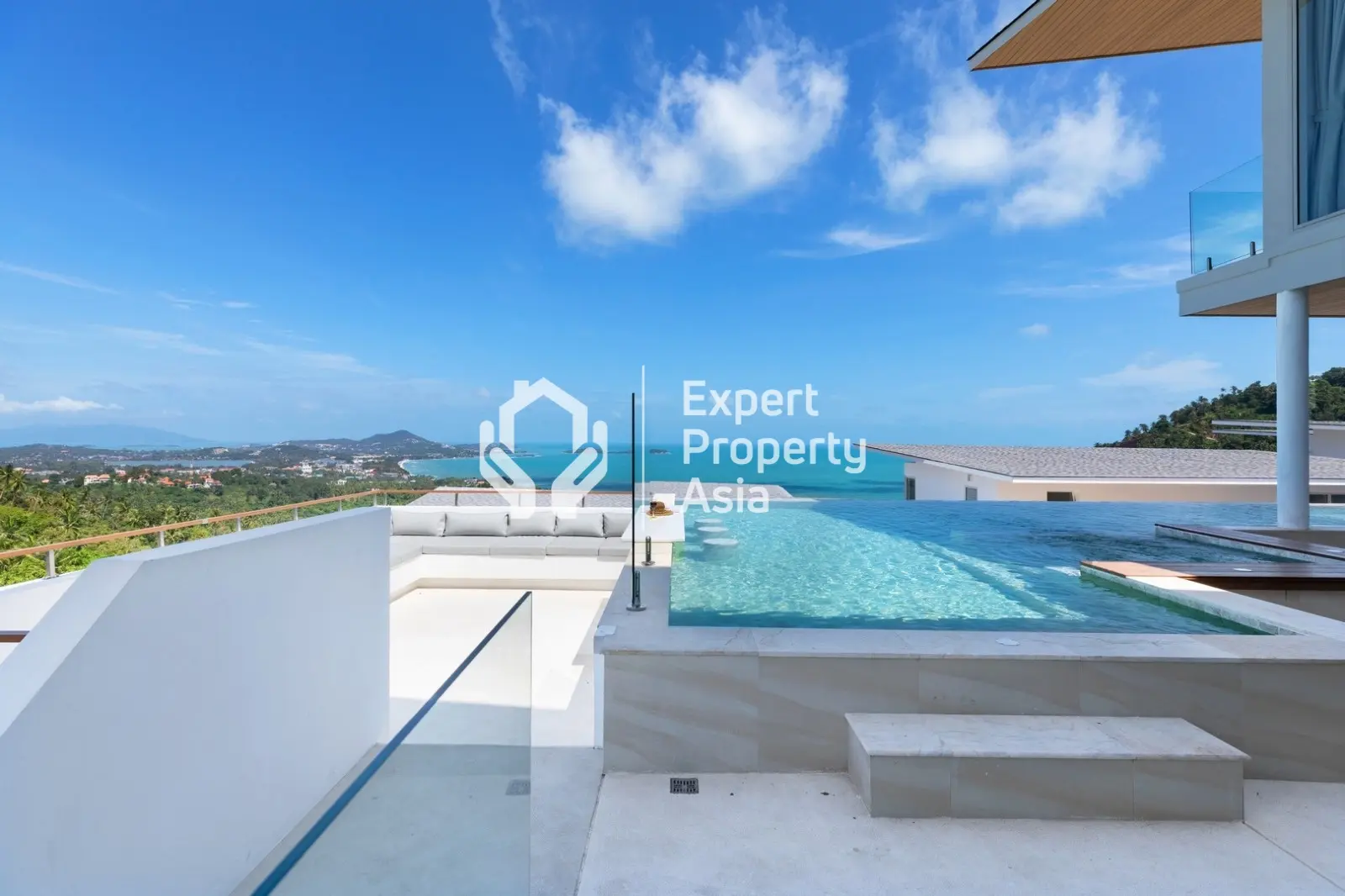 Luxurious 4-Bedroom Sea View Pool Villa – Villa B15 in Chaweng Noi, Koh Samui