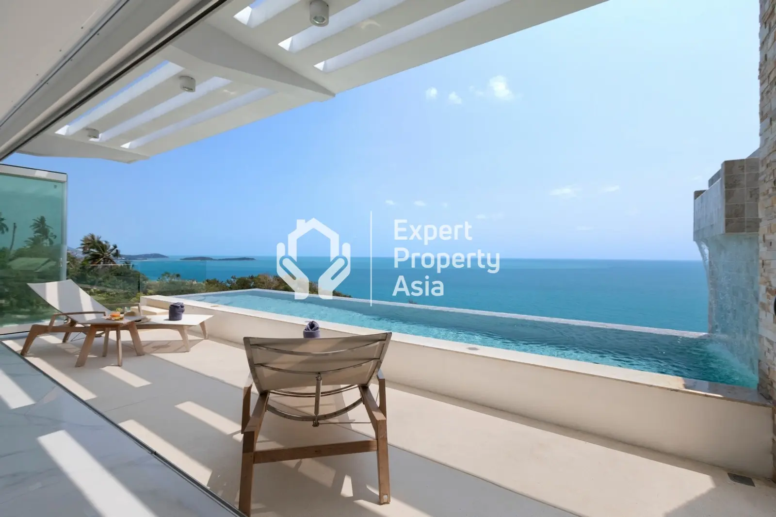 "Stunning 3-Bedroom Sea View Duplex Pool Villa in Chaweng Noi, Koh Samui"