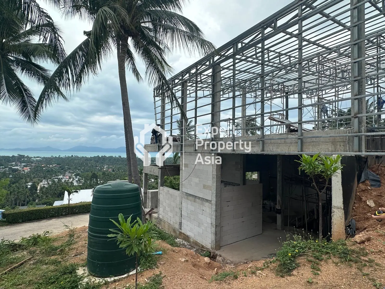 Villa de luxe 4 chambres avec vue sur la mer et piscine à la plage de Maenam, Koh Samui