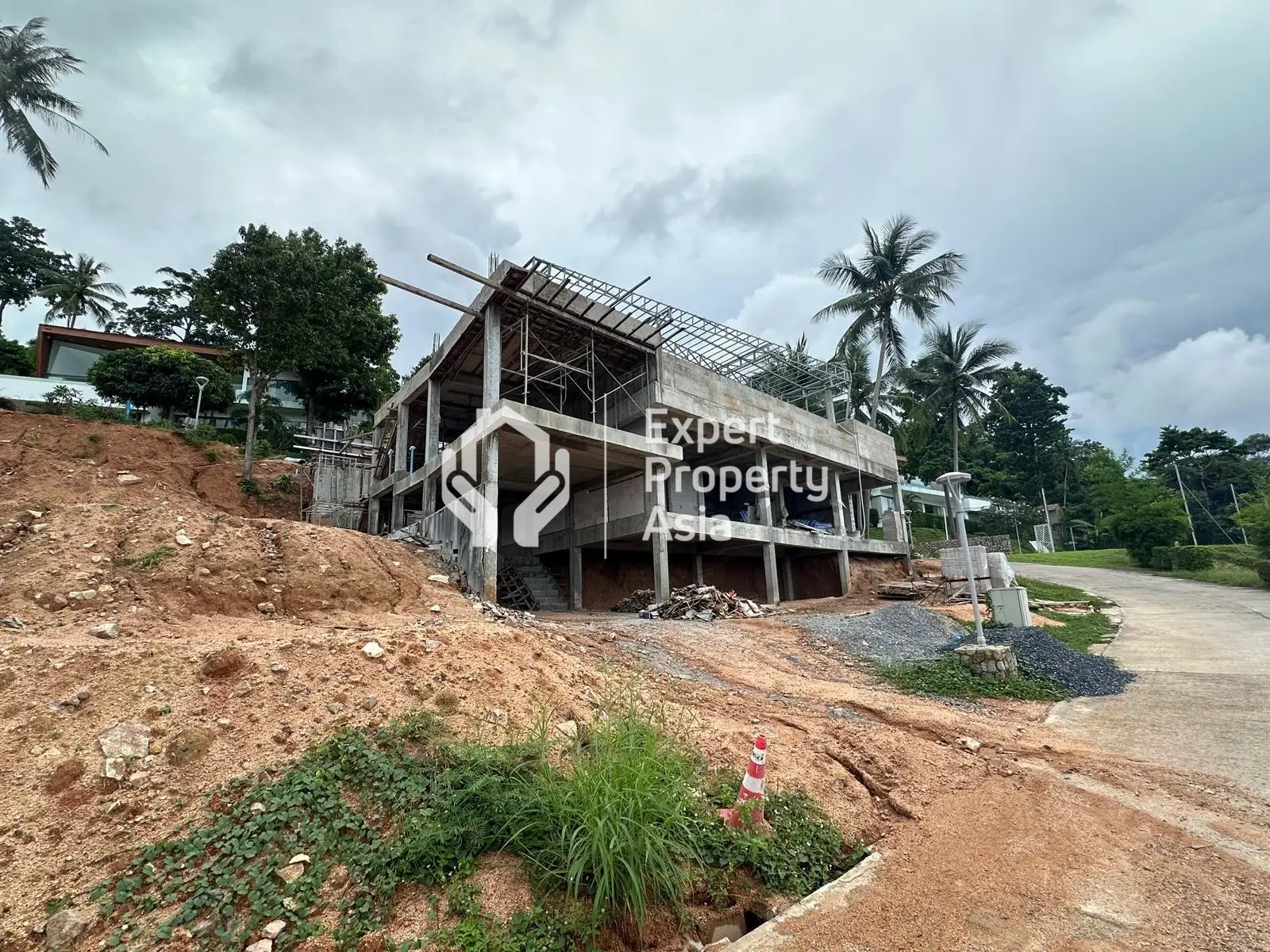 Villa de luxe 4 chambres avec vue sur la mer et piscine à la plage de Maenam, Koh Samui