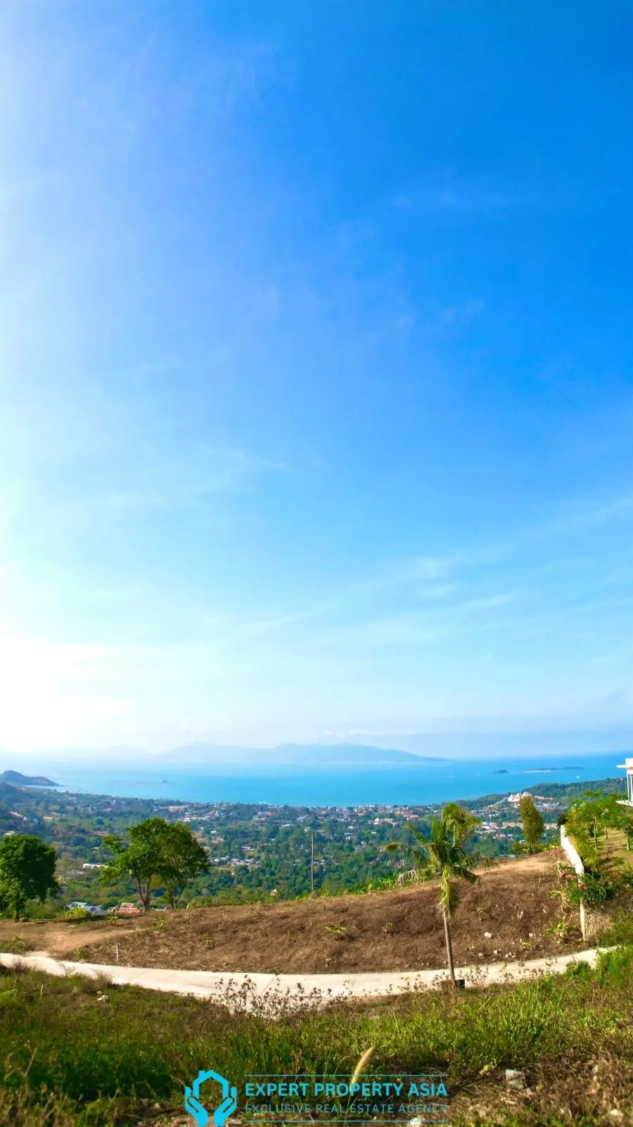 “Panoramic Sea View Land for Sale in Bo Phut – 800 sqm Chanote Plot with Prime Location”
