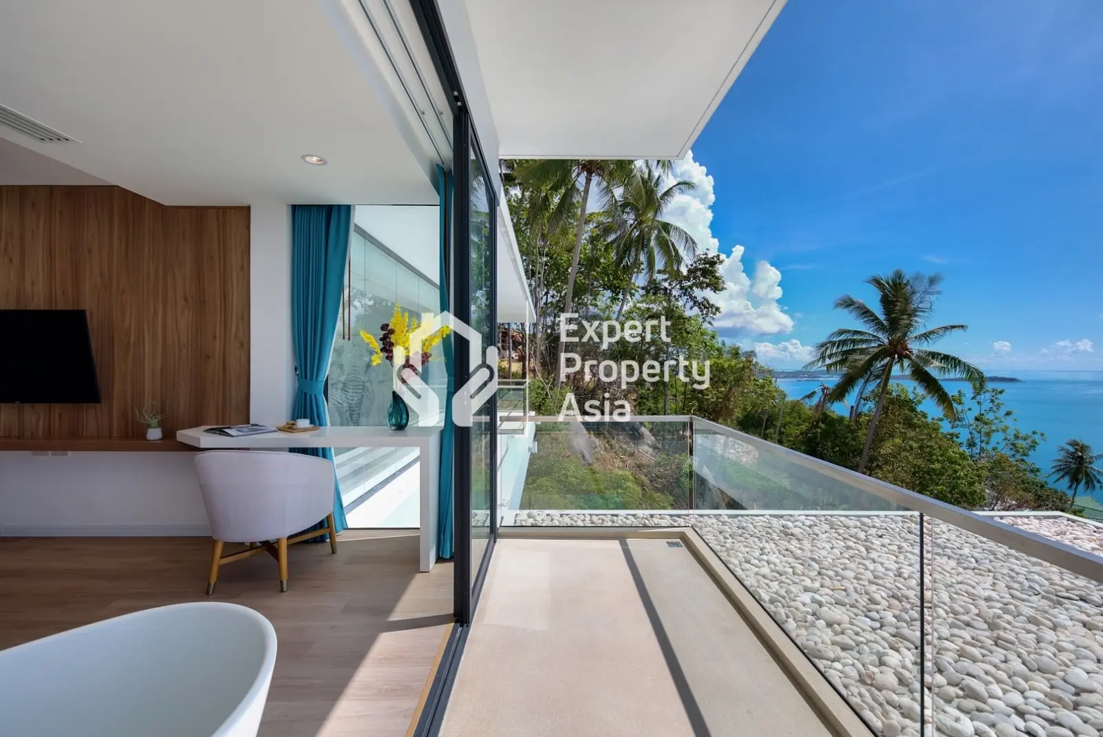 Villa E2 : Superbe villa avec piscine de 4 chambres et vue sur la mer à Lamai, Koh Samui