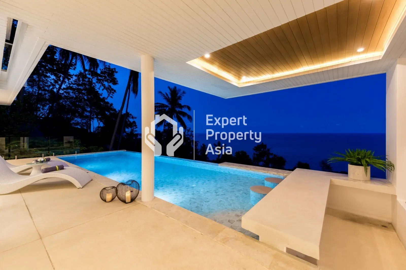 Villa E2 : Superbe villa avec piscine de 4 chambres et vue sur la mer à Lamai, Koh Samui