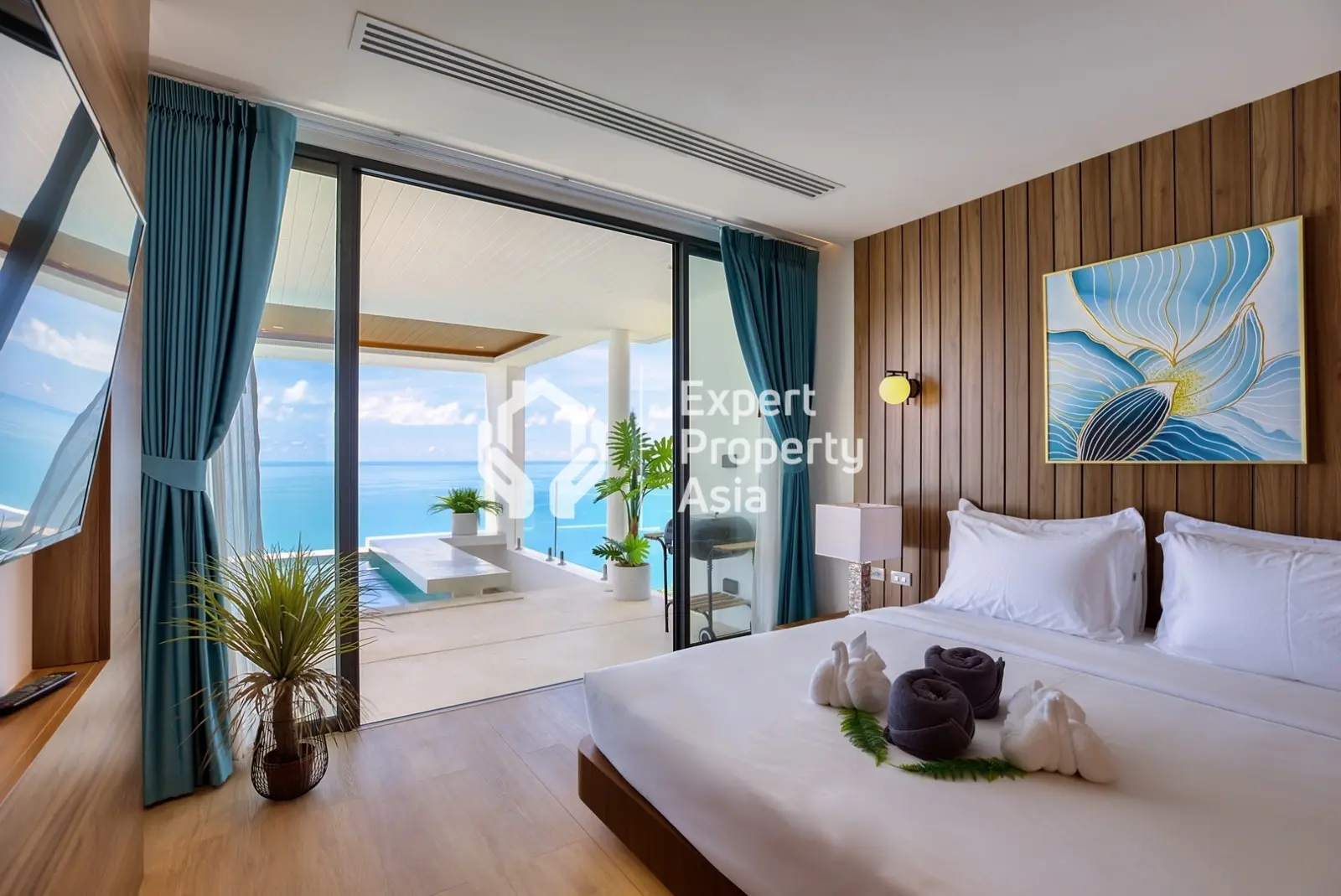 Villa E2 : Superbe villa avec piscine de 4 chambres et vue sur la mer à Lamai, Koh Samui