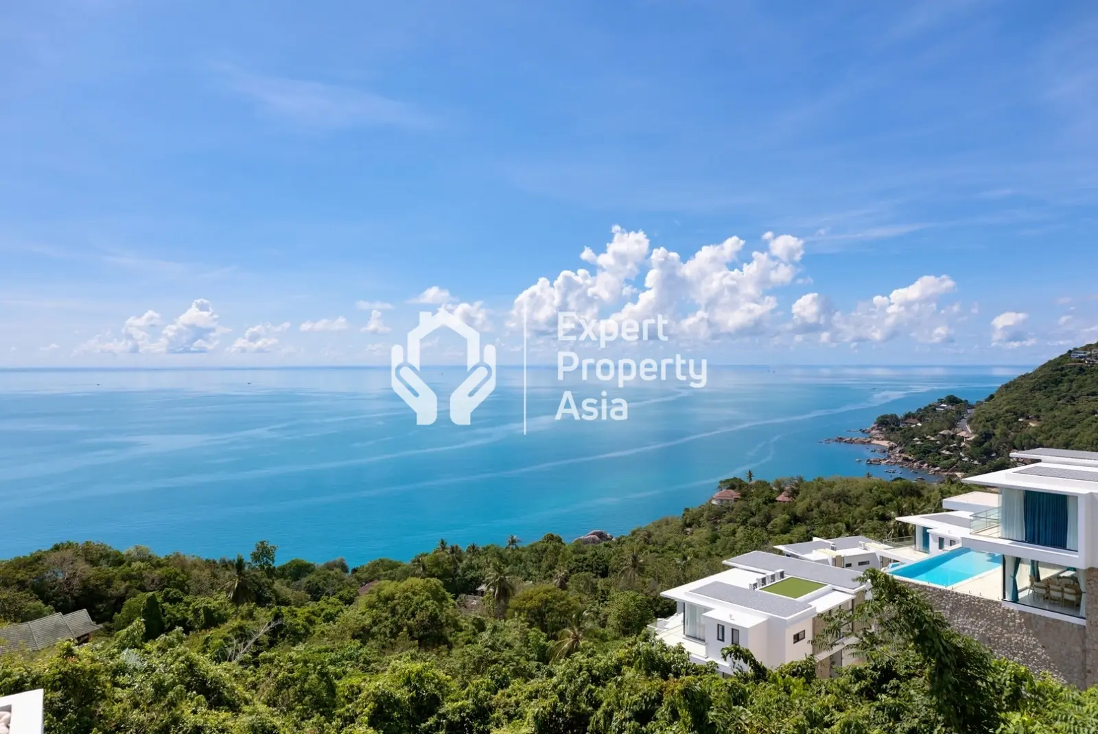 Villa E2 : Superbe villa avec piscine de 4 chambres et vue sur la mer à Lamai, Koh Samui