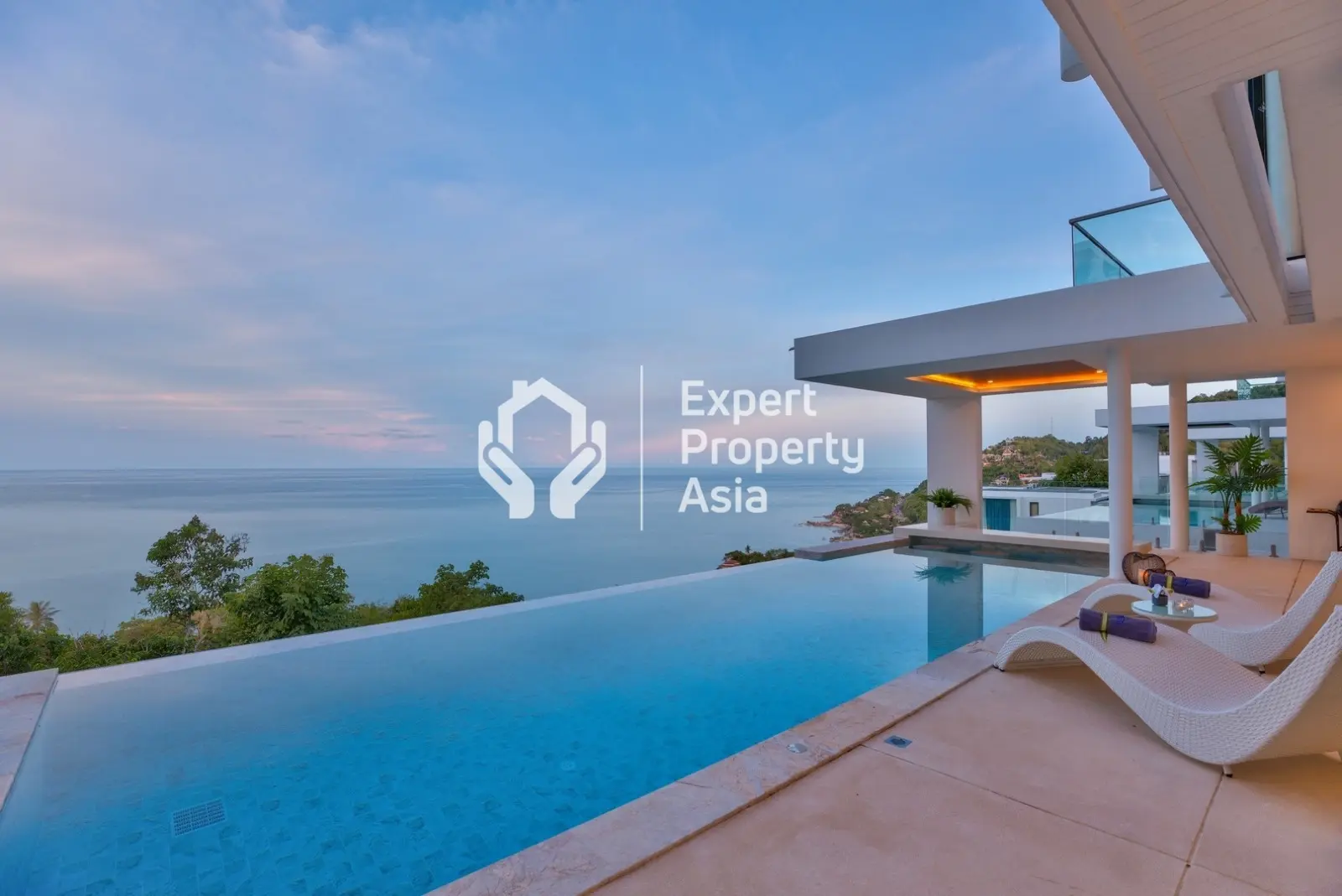 Villa E2 : Superbe villa avec piscine de 4 chambres et vue sur la mer à Lamai, Koh Samui