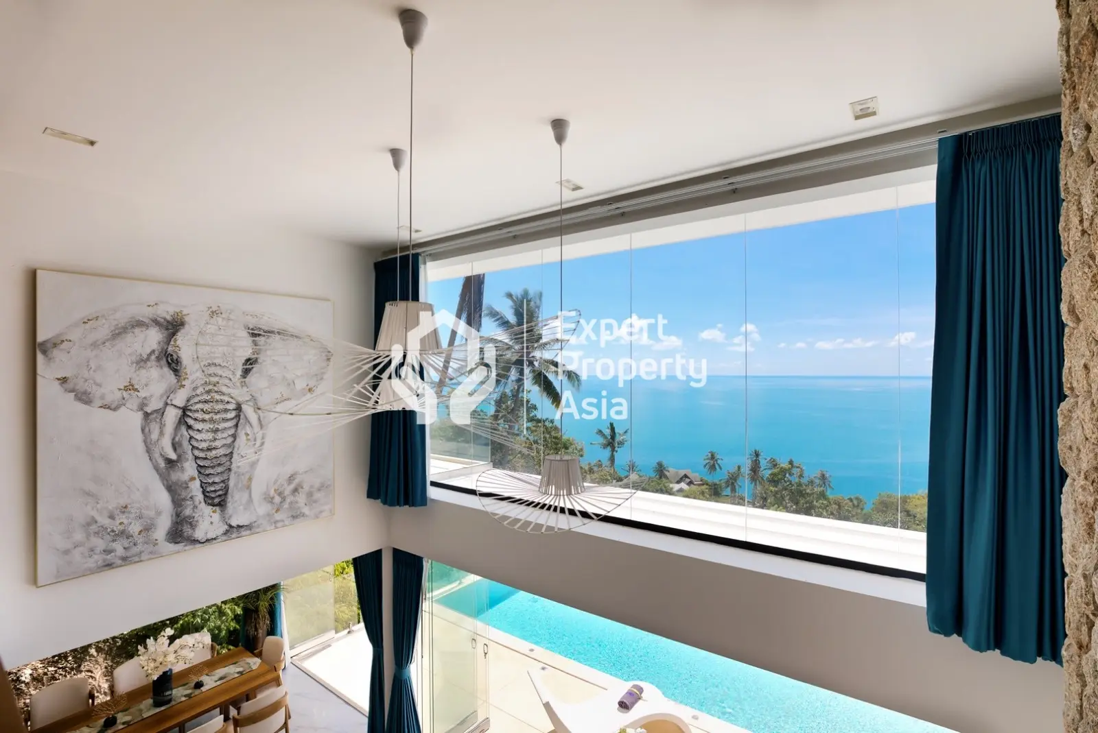 Villa E2 : Superbe villa avec piscine de 4 chambres et vue sur la mer à Lamai, Koh Samui