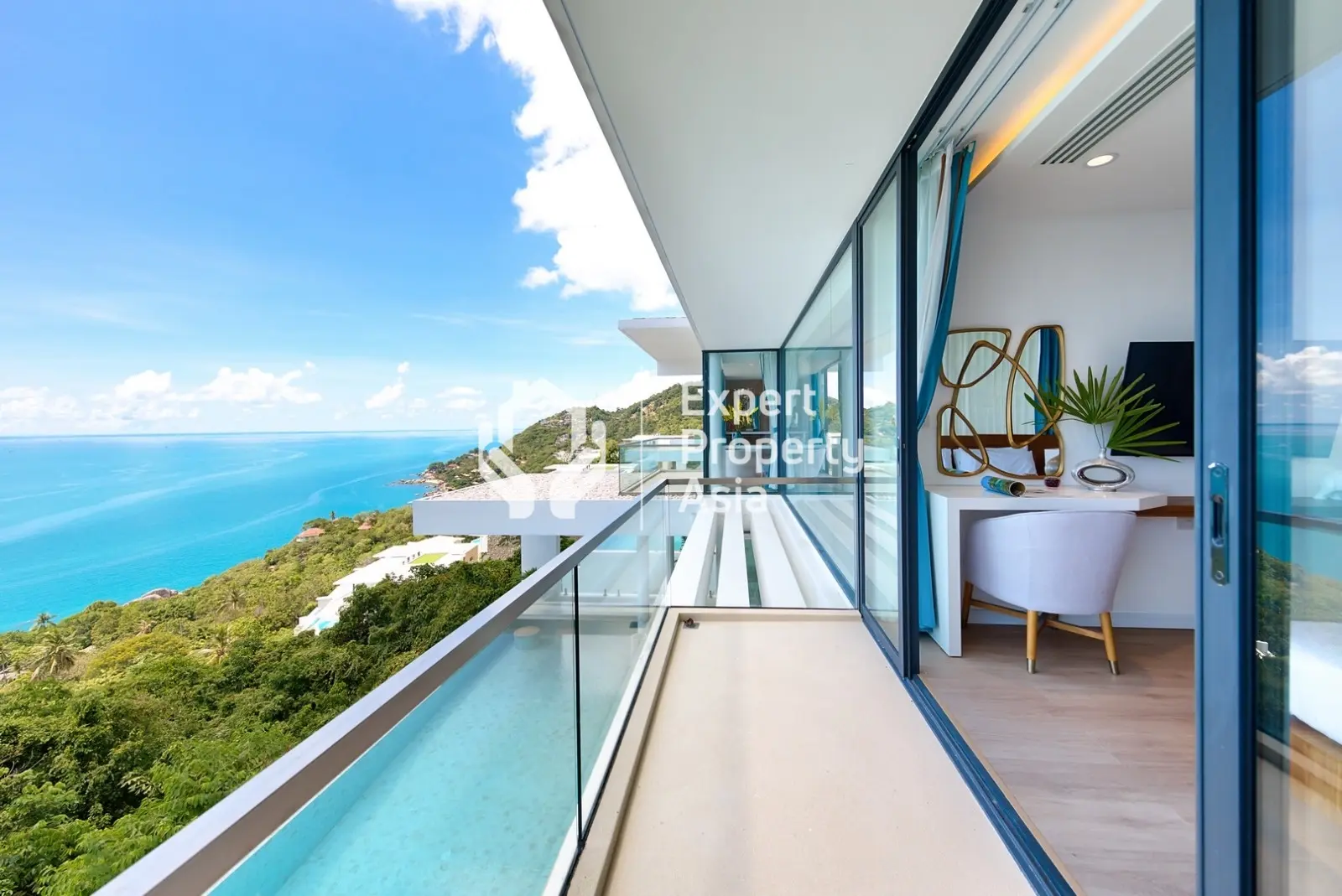 Villa E2 : Superbe villa avec piscine de 4 chambres et vue sur la mer à Lamai, Koh Samui