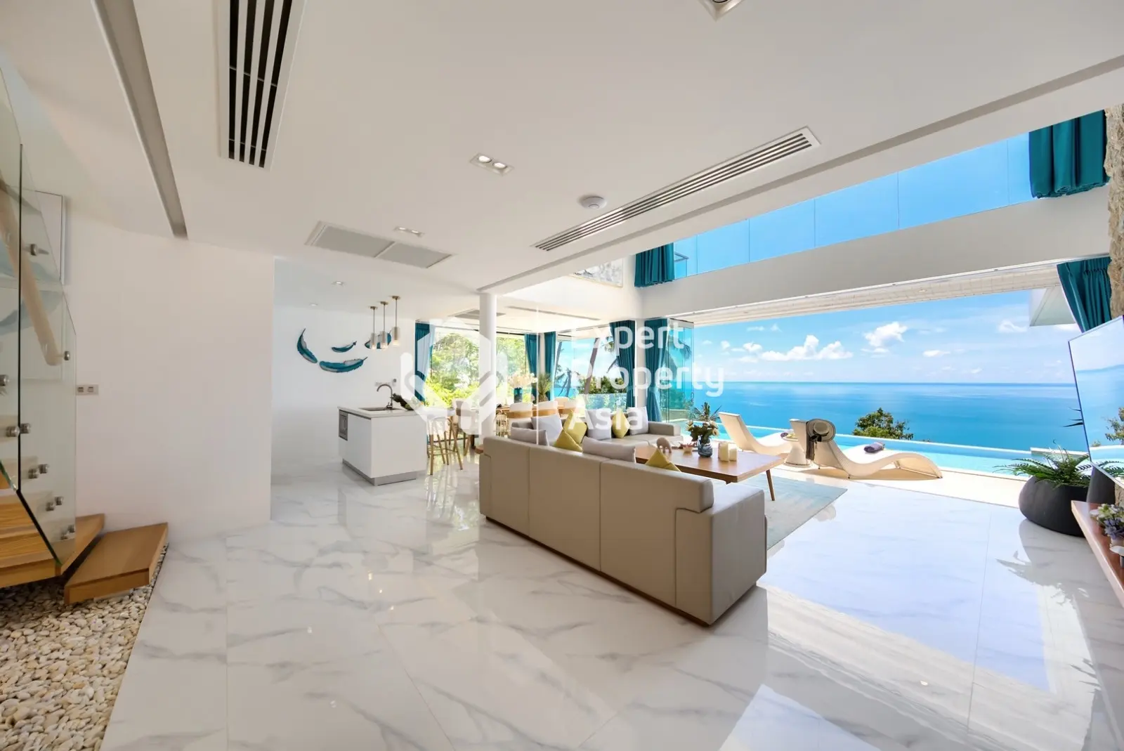 Villa E2 : Superbe villa avec piscine de 4 chambres et vue sur la mer à Lamai, Koh Samui