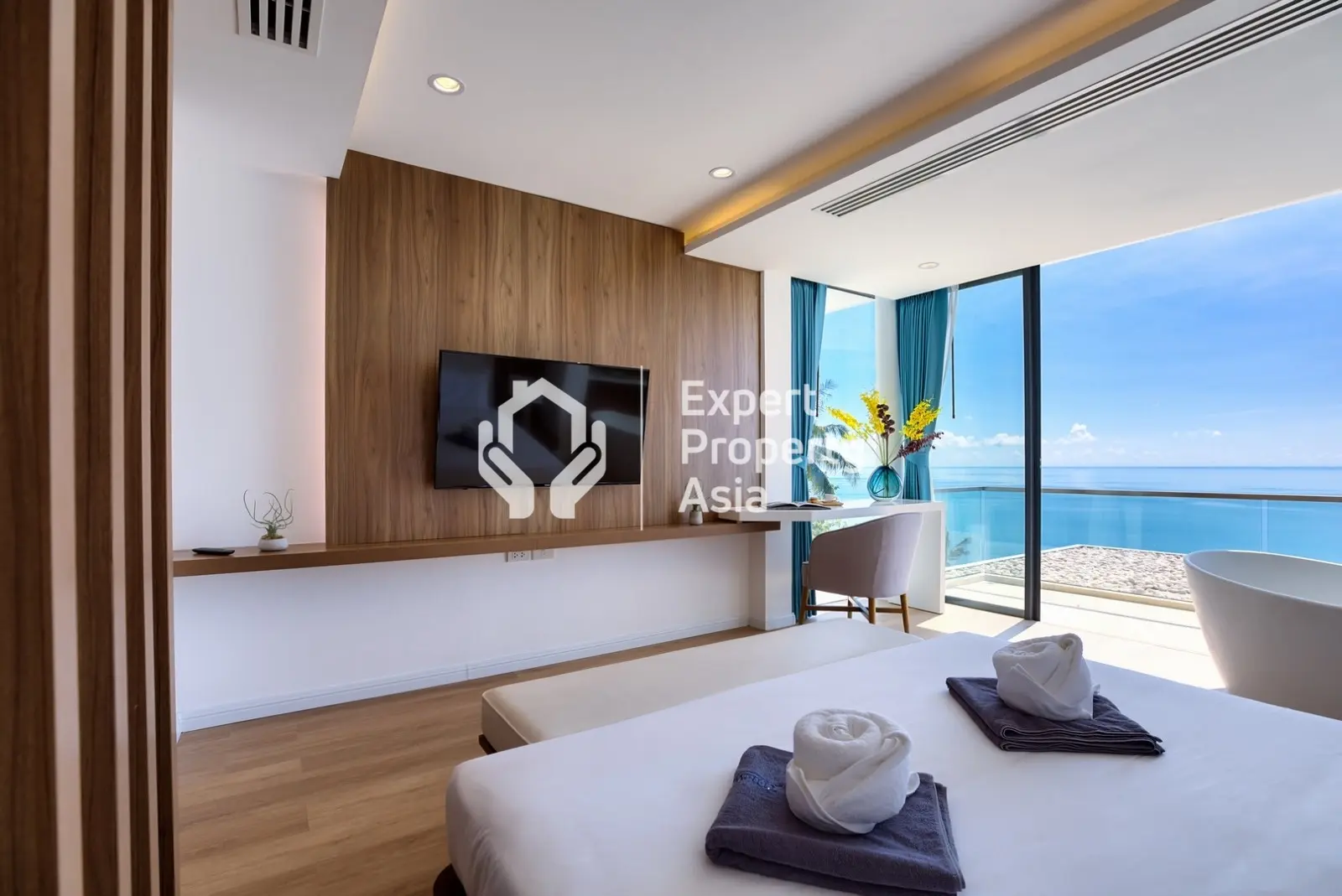 Villa E2 : Superbe villa avec piscine de 4 chambres et vue sur la mer à Lamai, Koh Samui