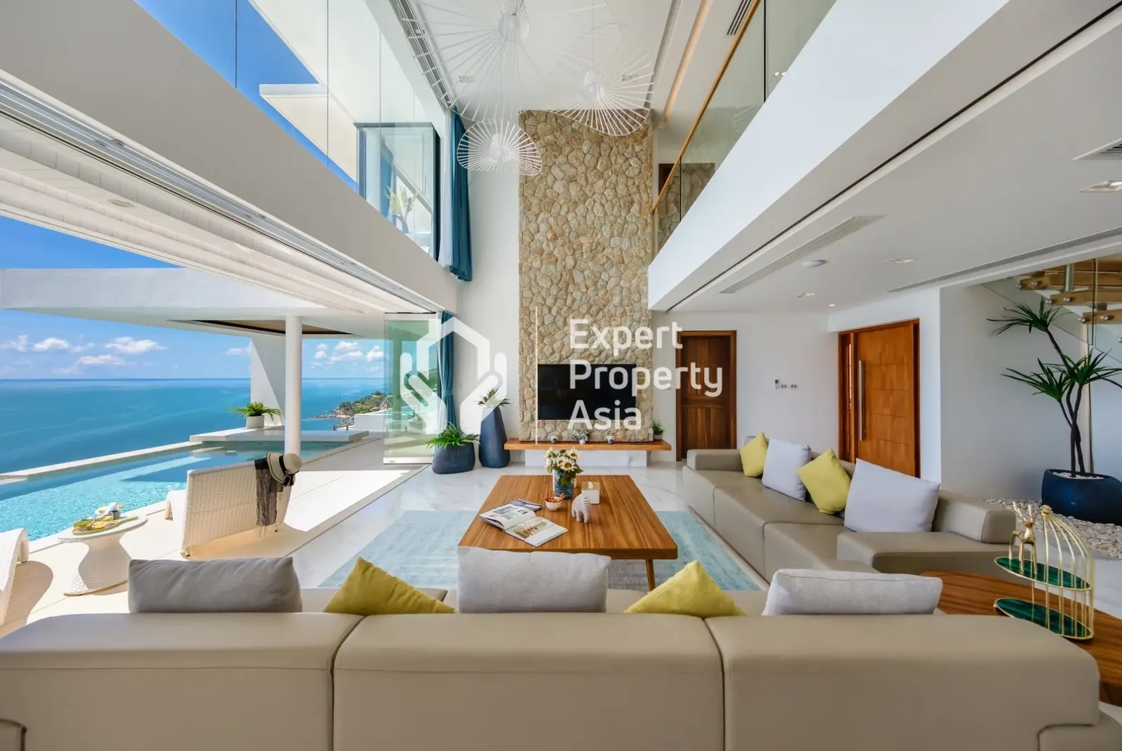 Villa E2 : Superbe villa avec piscine de 4 chambres et vue sur la mer à Lamai, Koh Samui