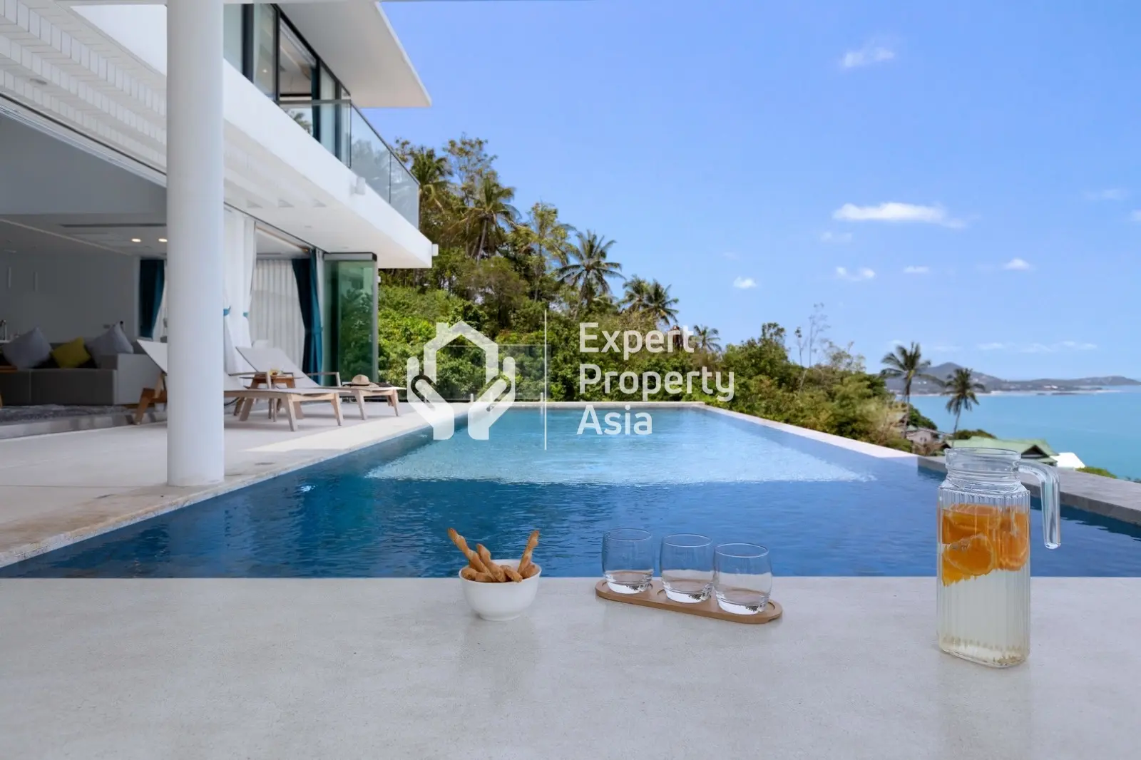 Villa E5: Luxury 5-Bedroom Sea View Pool Villa in Lamai, Koh Samui (Off-Plan)