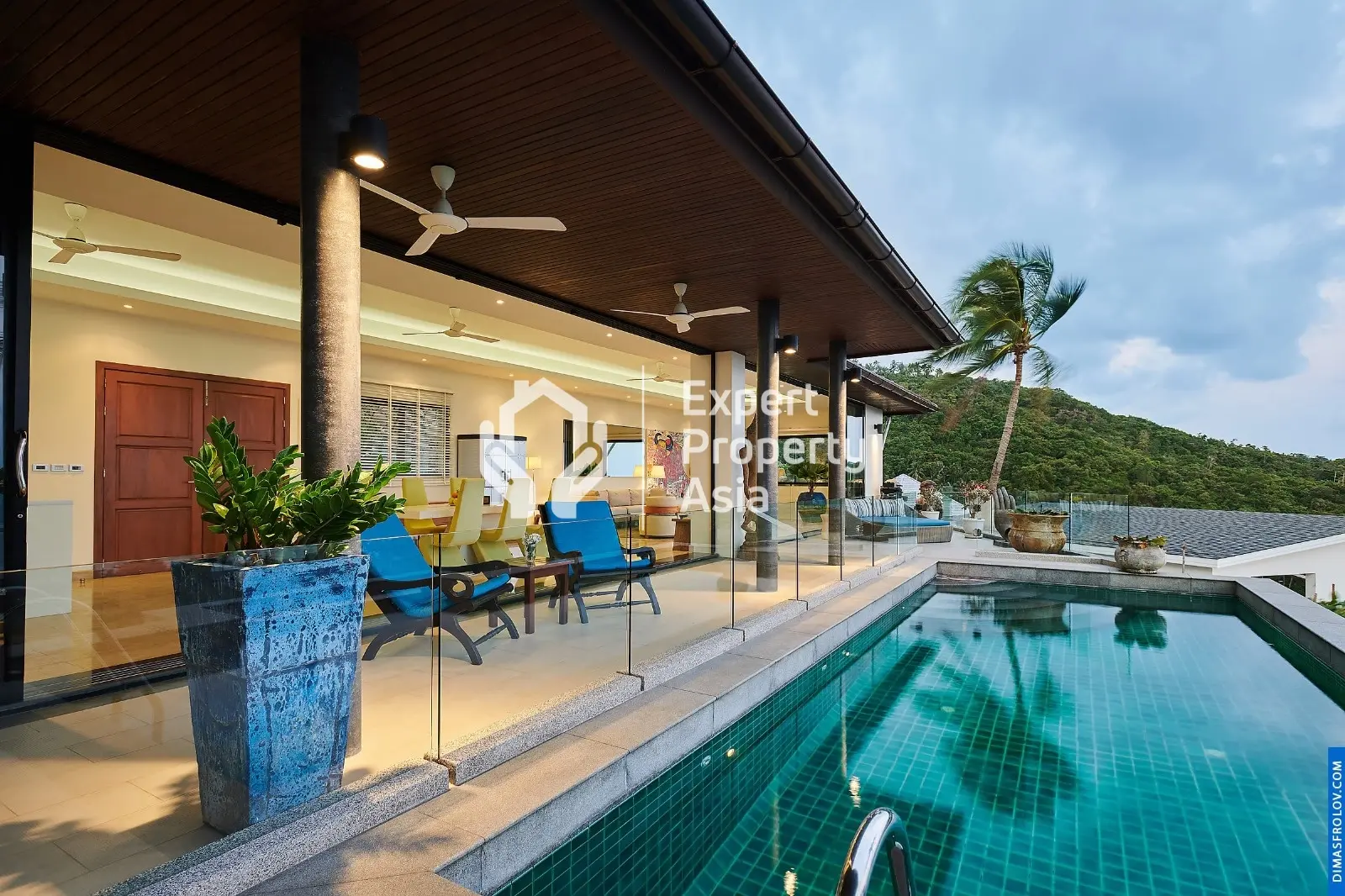 Luxury 4-Bedroom Sea View Pool Villa in Lamai– Koh Samui