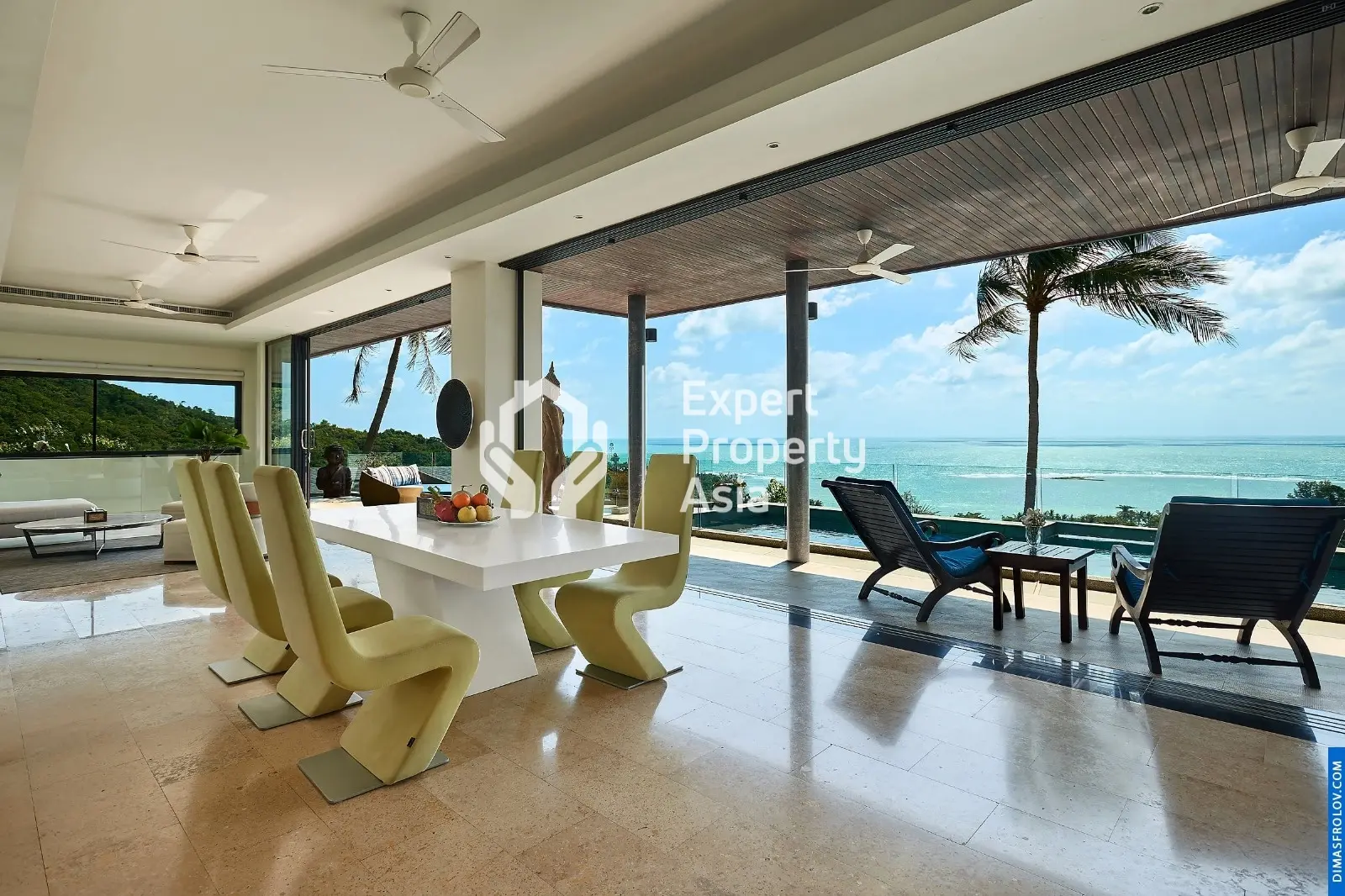 Luxury 4-Bedroom Sea View Pool Villa in Lamai– Koh Samui