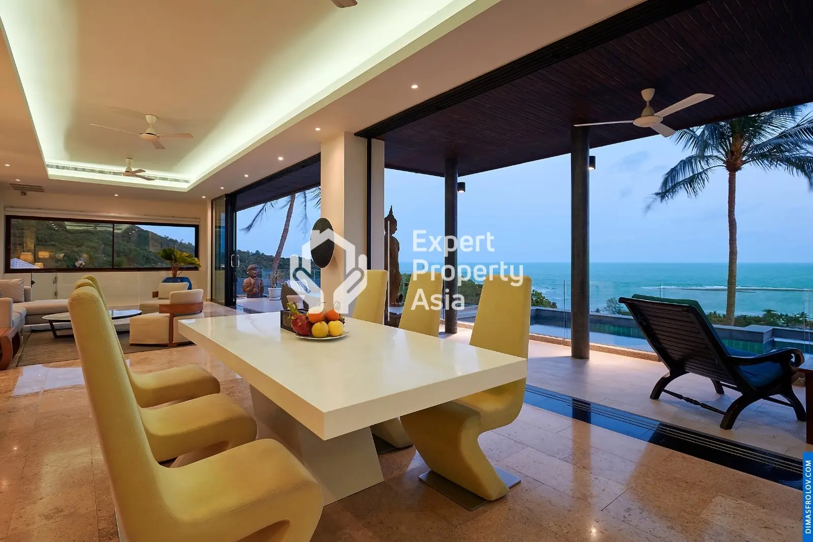 Luxury 4-Bedroom Sea View Pool Villa in Lamai– Koh Samui