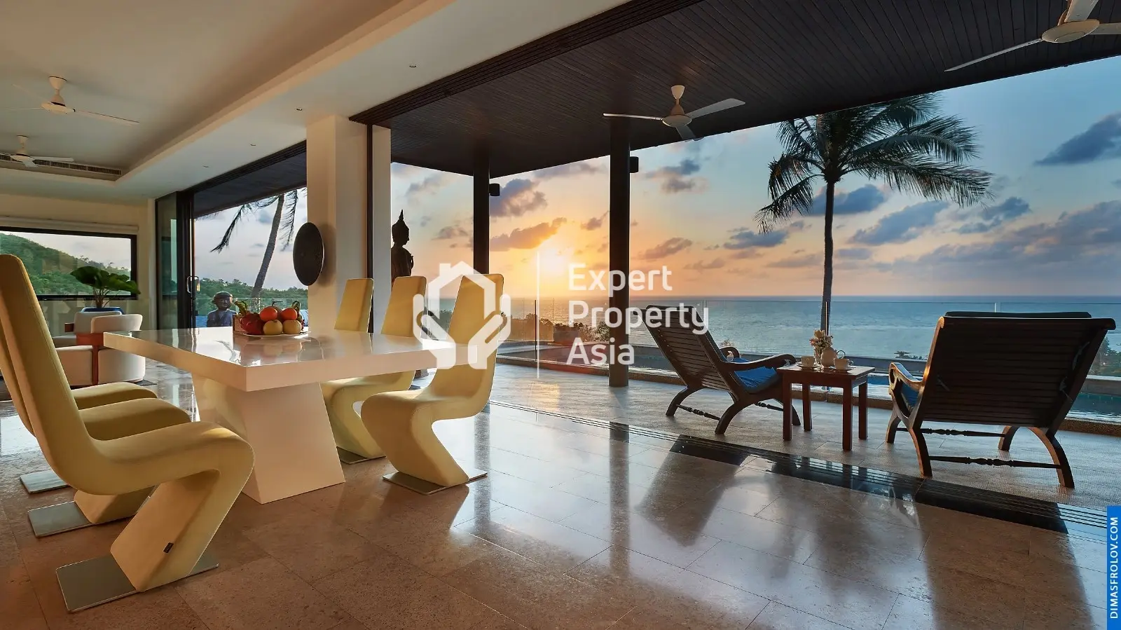 Luxury 4-Bedroom Sea View Pool Villa in Lamai– Koh Samui