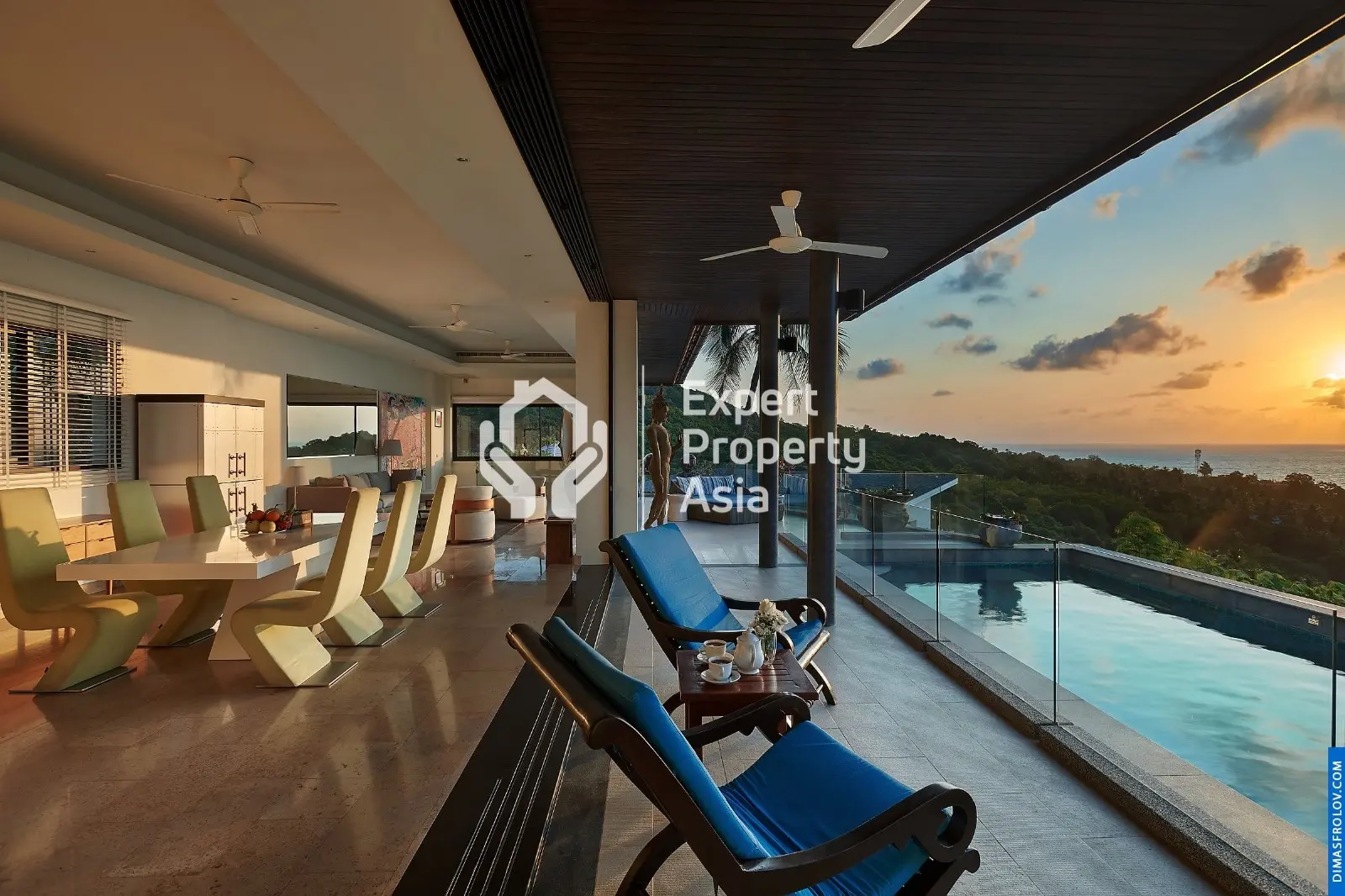 Luxury 4-Bedroom Sea View Pool Villa in Lamai– Koh Samui