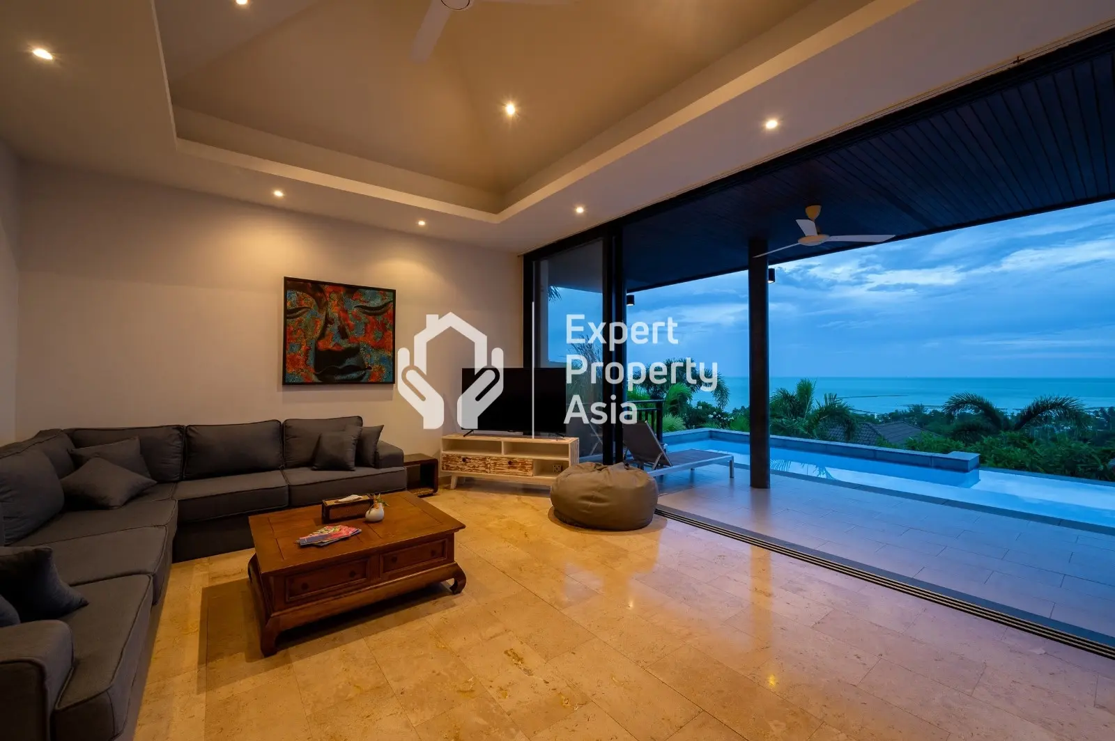 Luxury 3-Bedroom Pool Villa with Sea View – Lamai, Koh Samui