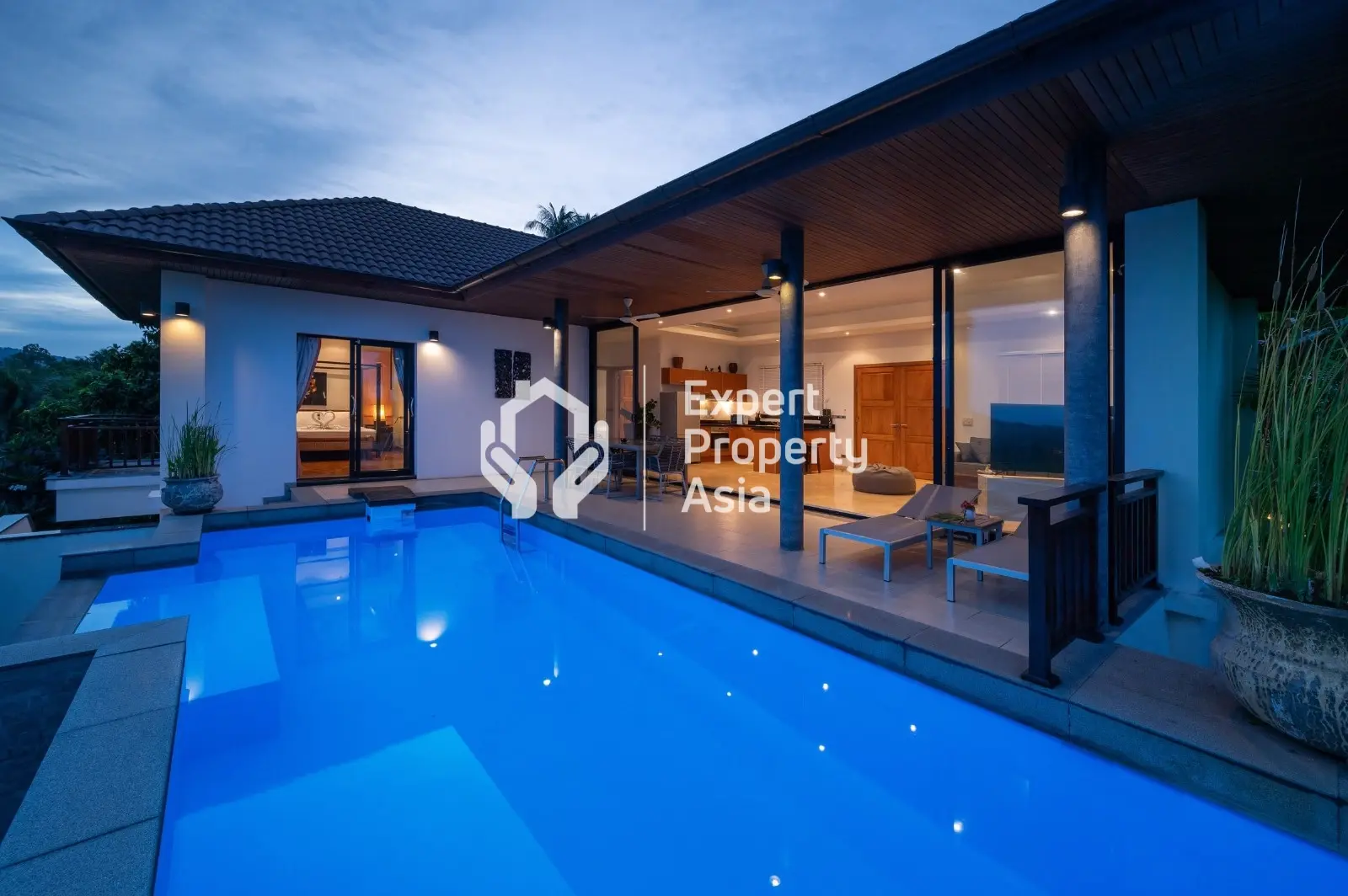 Luxury 3-Bedroom Pool Villa with Sea View – Lamai, Koh Samui