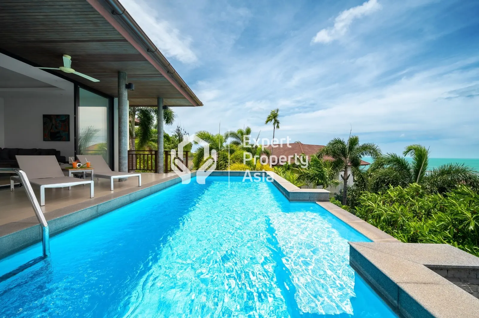 Luxury 3-Bedroom Pool Villa with Sea View – Lamai, Koh Samui