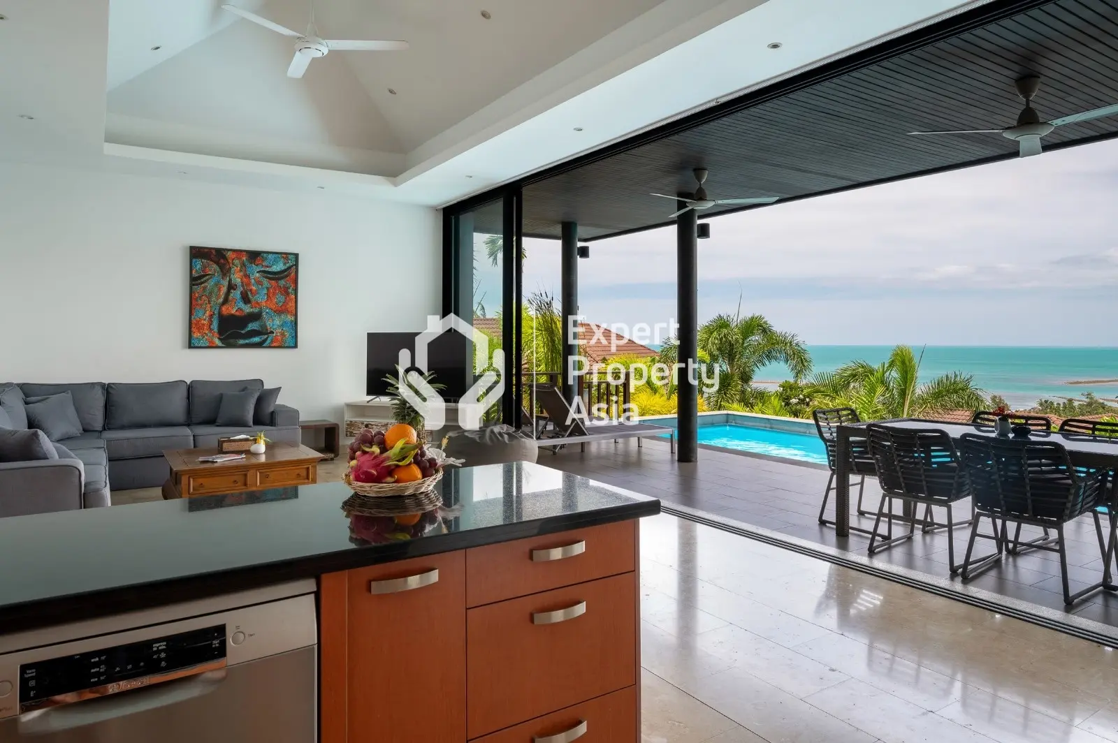 Luxury 3-Bedroom Pool Villa with Sea View – Lamai, Koh Samui