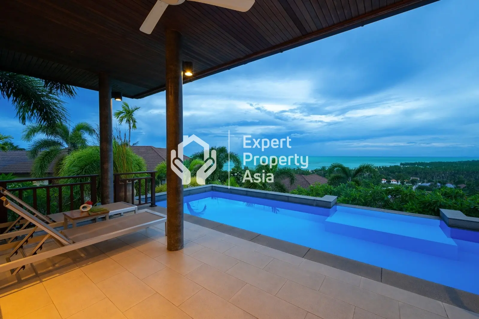 Luxury 3-Bedroom Pool Villa with Sea View – Lamai, Koh Samui