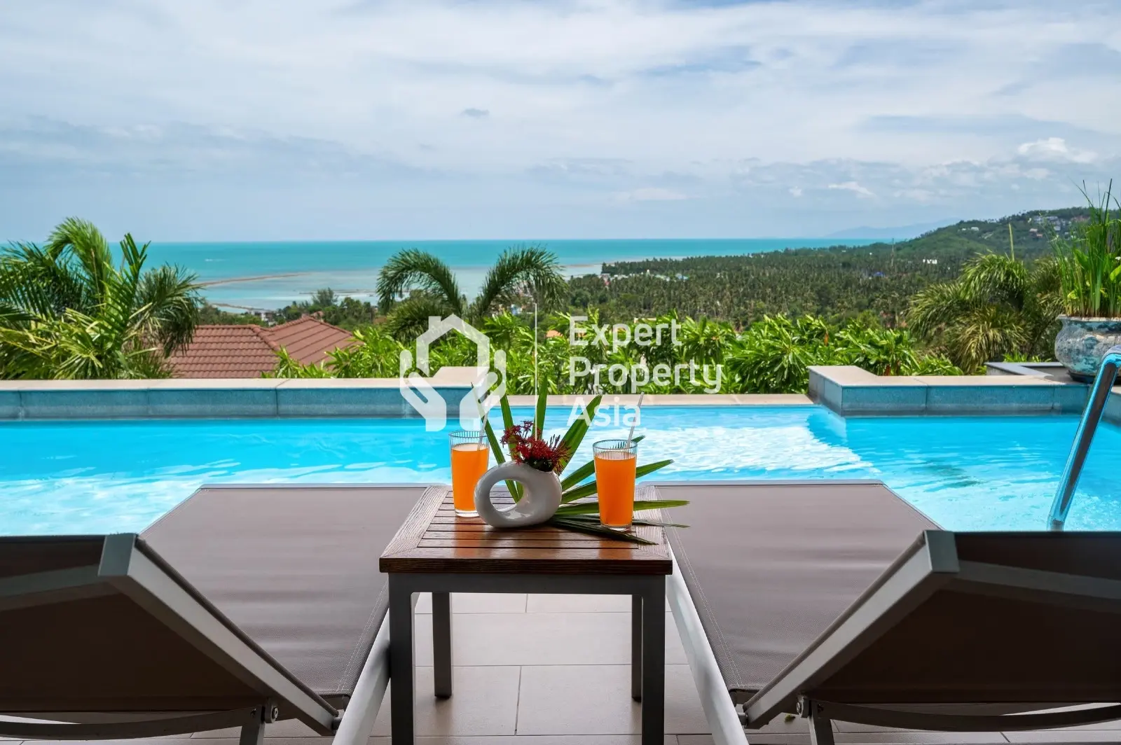 Luxury 3-Bedroom Pool Villa with Sea View – Lamai, Koh Samui