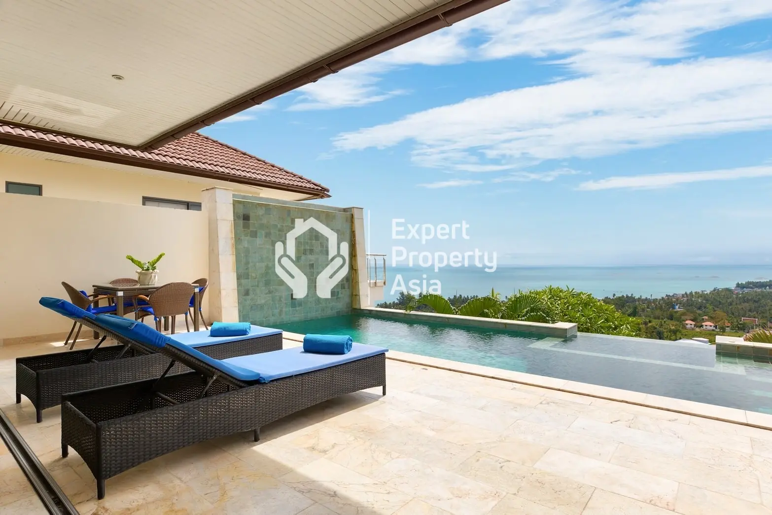 Villa de luxe avec 5 chambres, piscine et vue sur la mer – Lamai, Koh Samui