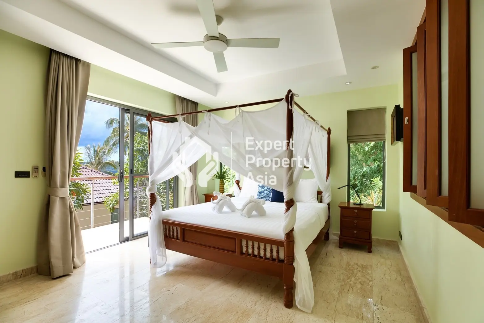 Villa de luxe avec 5 chambres, piscine et vue sur la mer – Lamai, Koh Samui