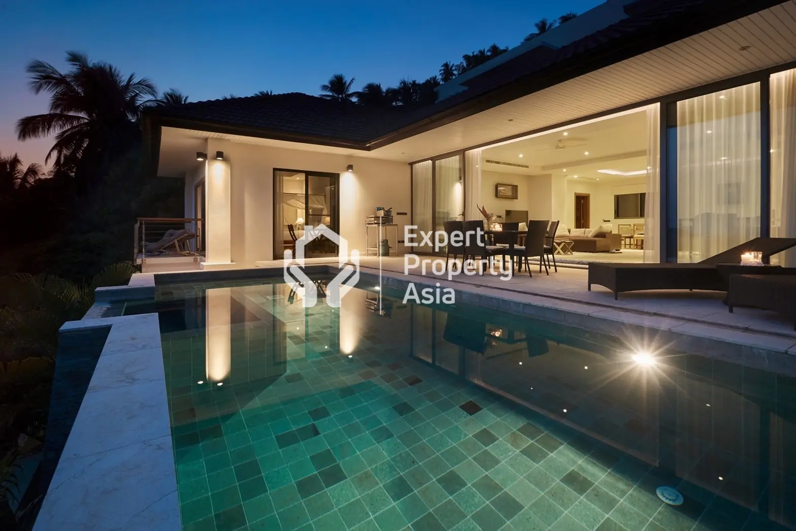 Villa de luxe avec 5 chambres, piscine et vue sur la mer – Lamai, Koh Samui