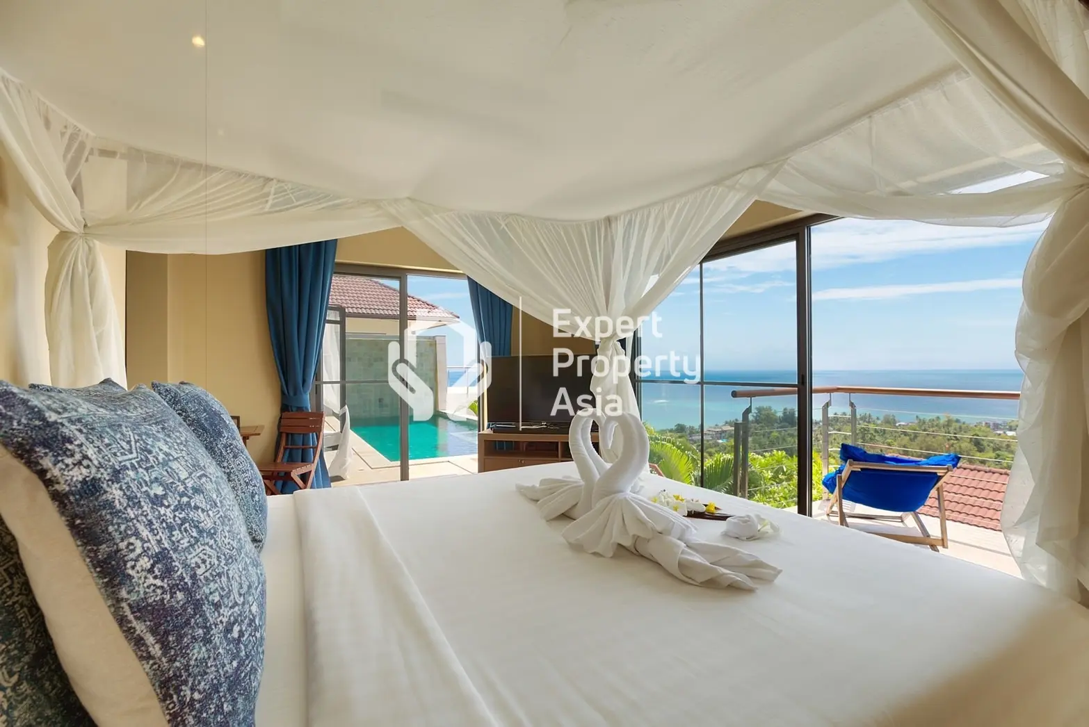 Villa de luxe avec 5 chambres, piscine et vue sur la mer – Lamai, Koh Samui