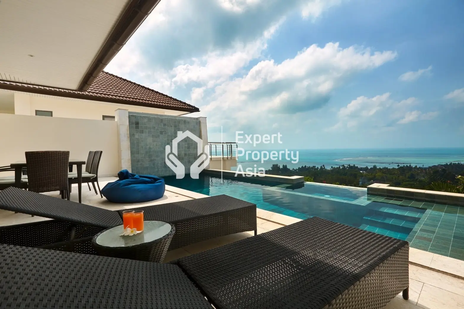 Villa de luxe avec 5 chambres, piscine et vue sur la mer – Lamai, Koh Samui