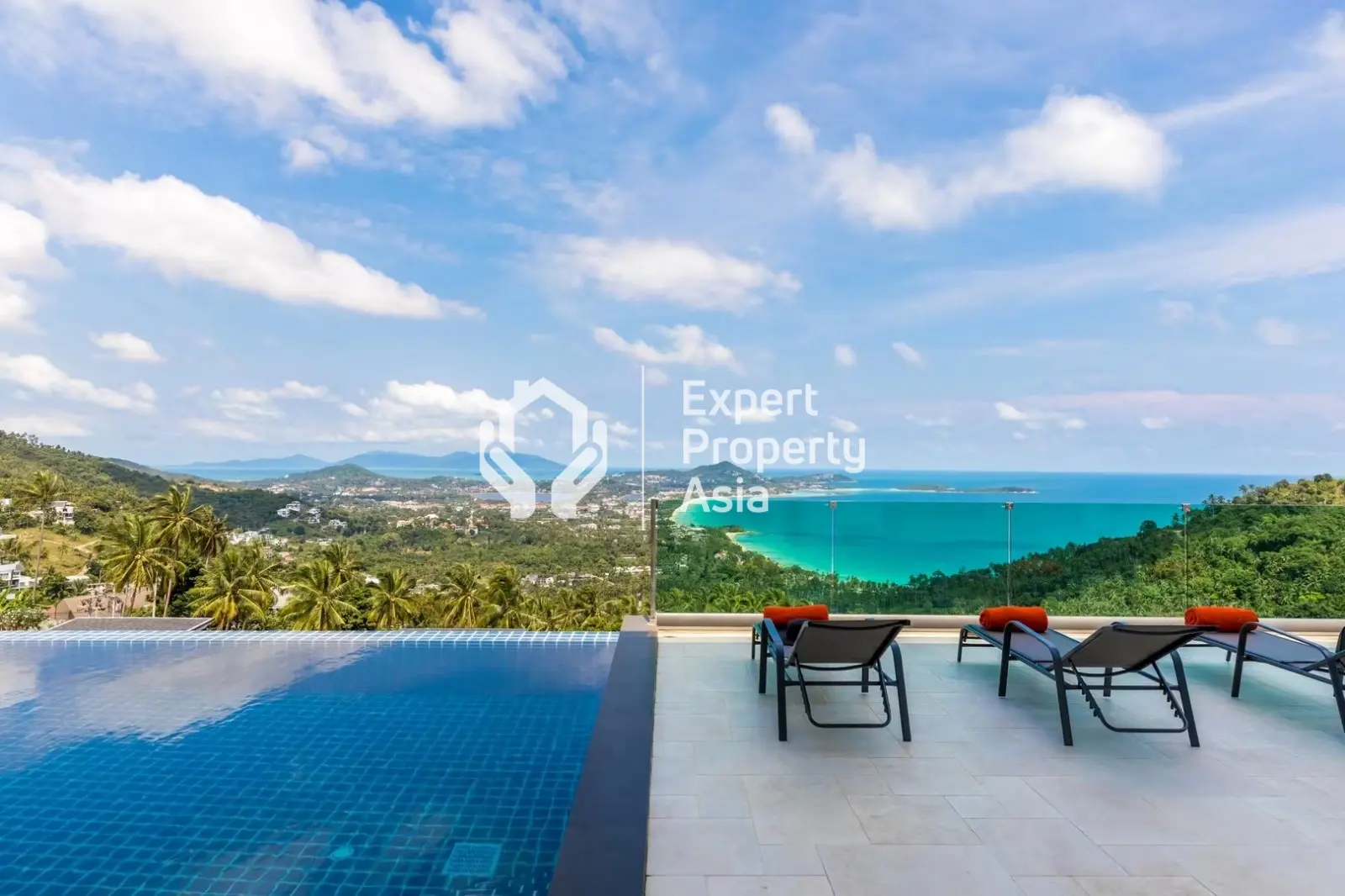 Luxury 3-Bedroom Pool Villa with Sea View – Lamai, Koh Samui