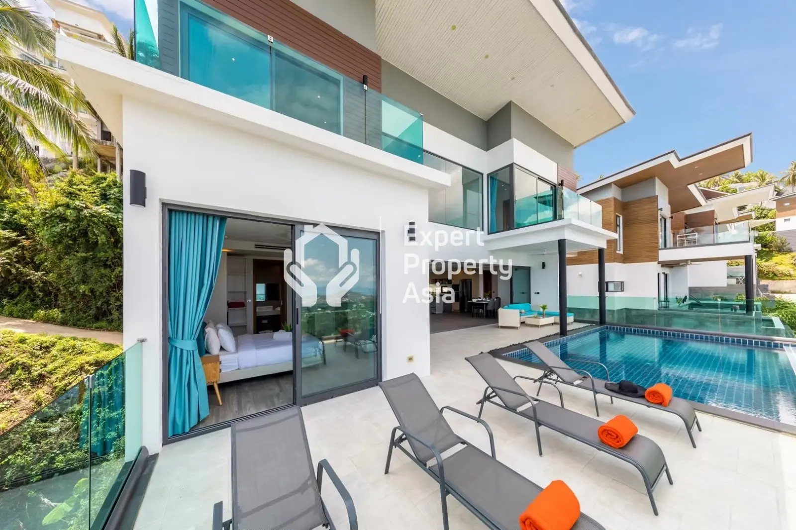 Luxury 3-Bedroom Pool Villa with Sea View – Lamai, Koh Samui