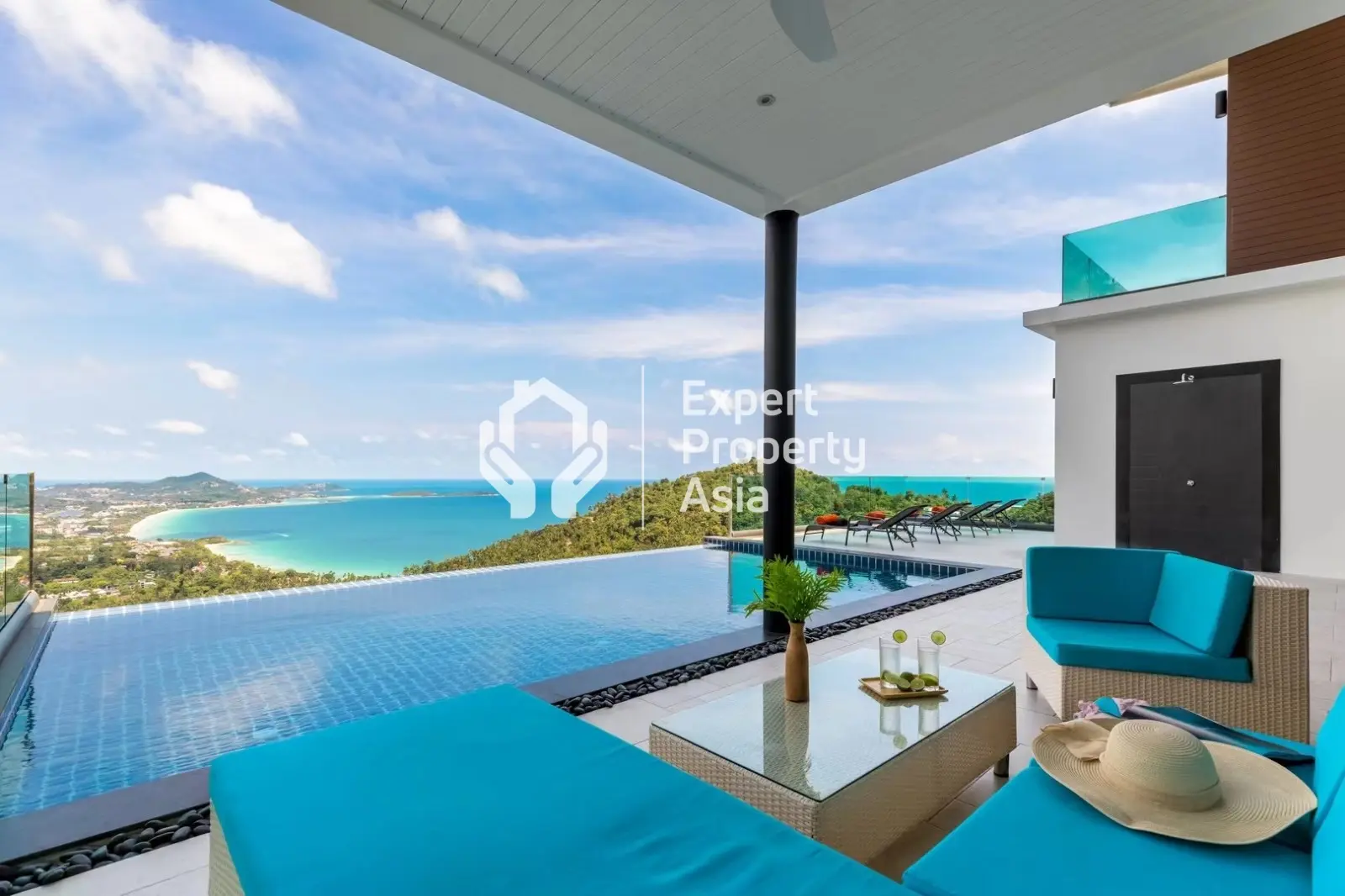 Luxury 3-Bedroom Pool Villa with Sea View – Lamai, Koh Samui