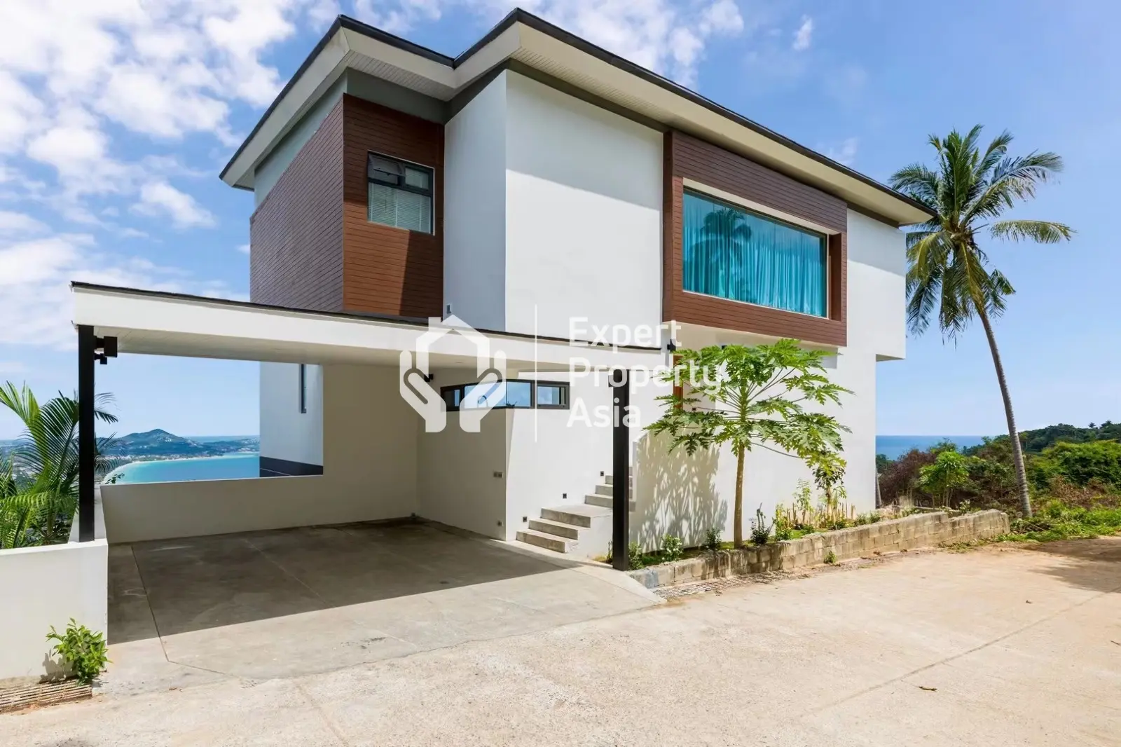 Luxury 3-Bedroom Pool Villa with Sea View – Lamai, Koh Samui