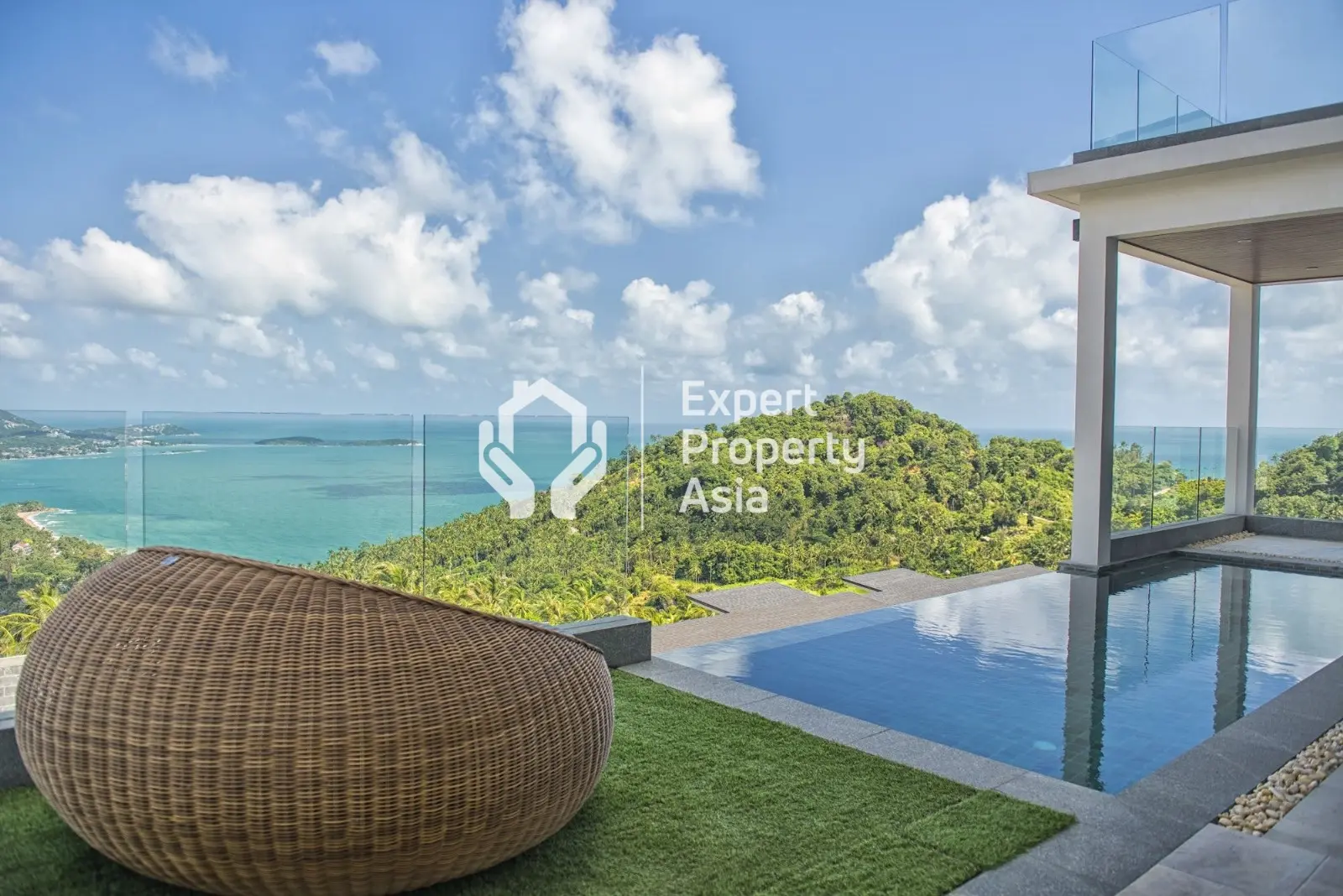 Luxury 2-Bedroom Pool Villa with Sea View – Lamai, Koh Samui