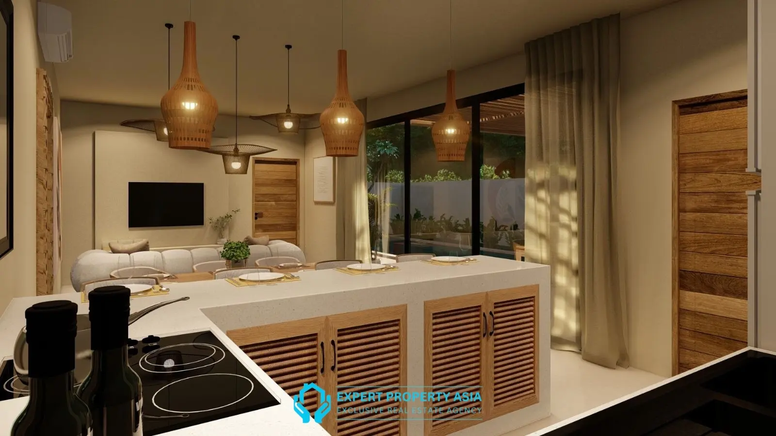 Modern 2-Bedroom Pool Villa – Quiet Maenam Location, Great Price