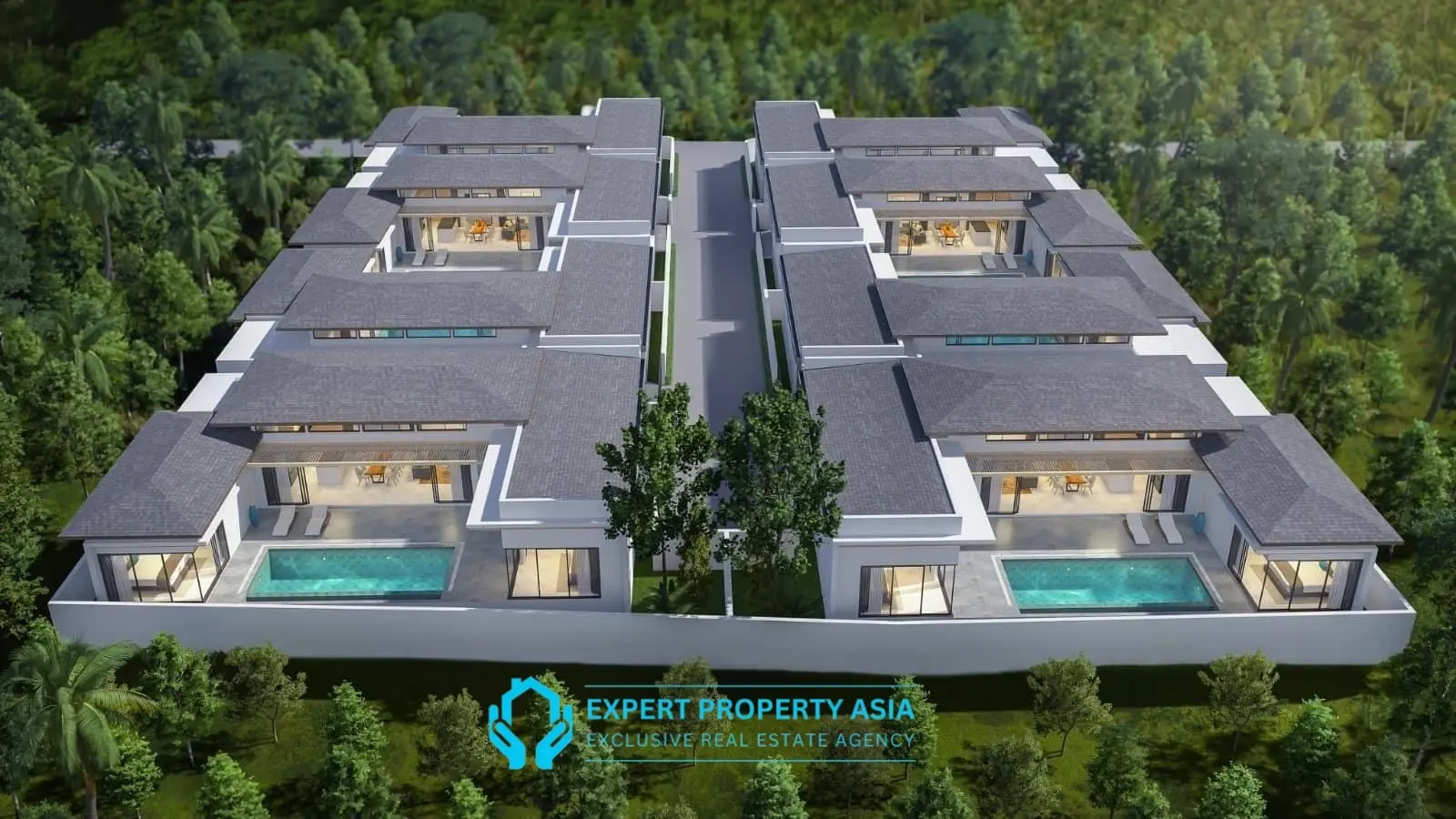 New 3-Bedroom Modern Villas in Bophut – Prime Location, Walking Distance to Beach