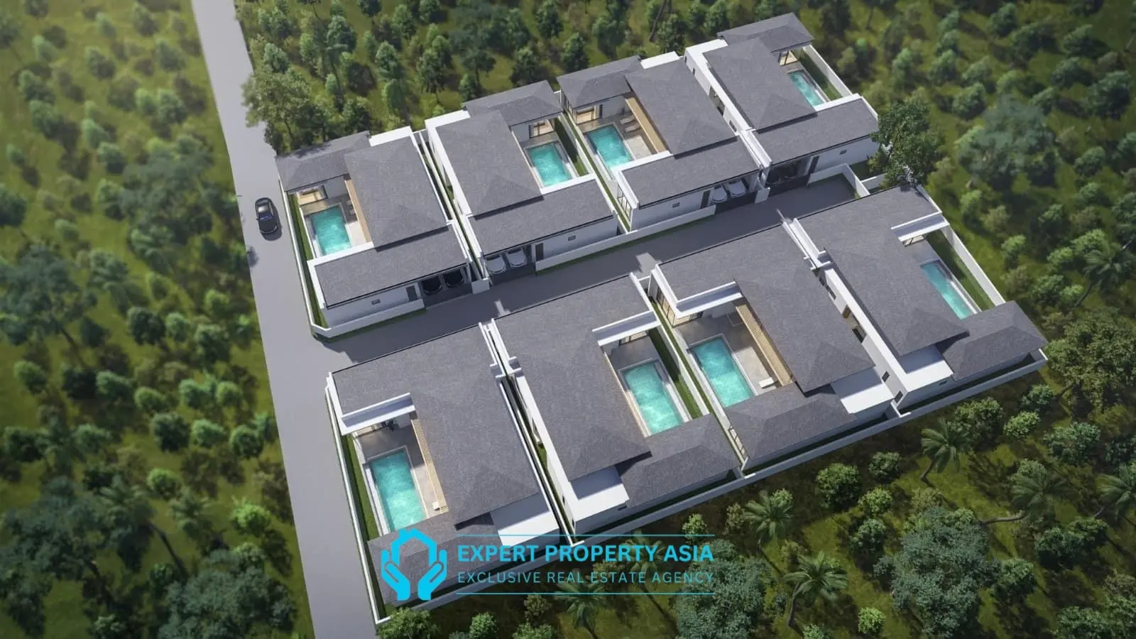 New 3-Bedroom Modern Villas in Bophut – Prime Location, Walking Distance to Beach