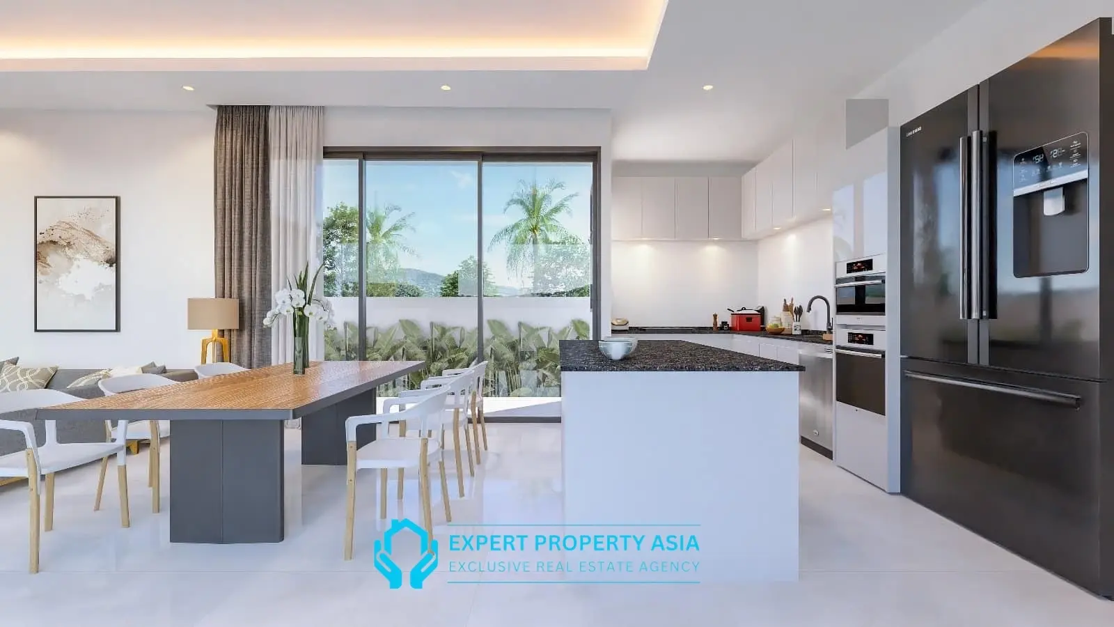 New 3-Bedroom Modern Villas in Bophut – Prime Location, Walking Distance to Beach