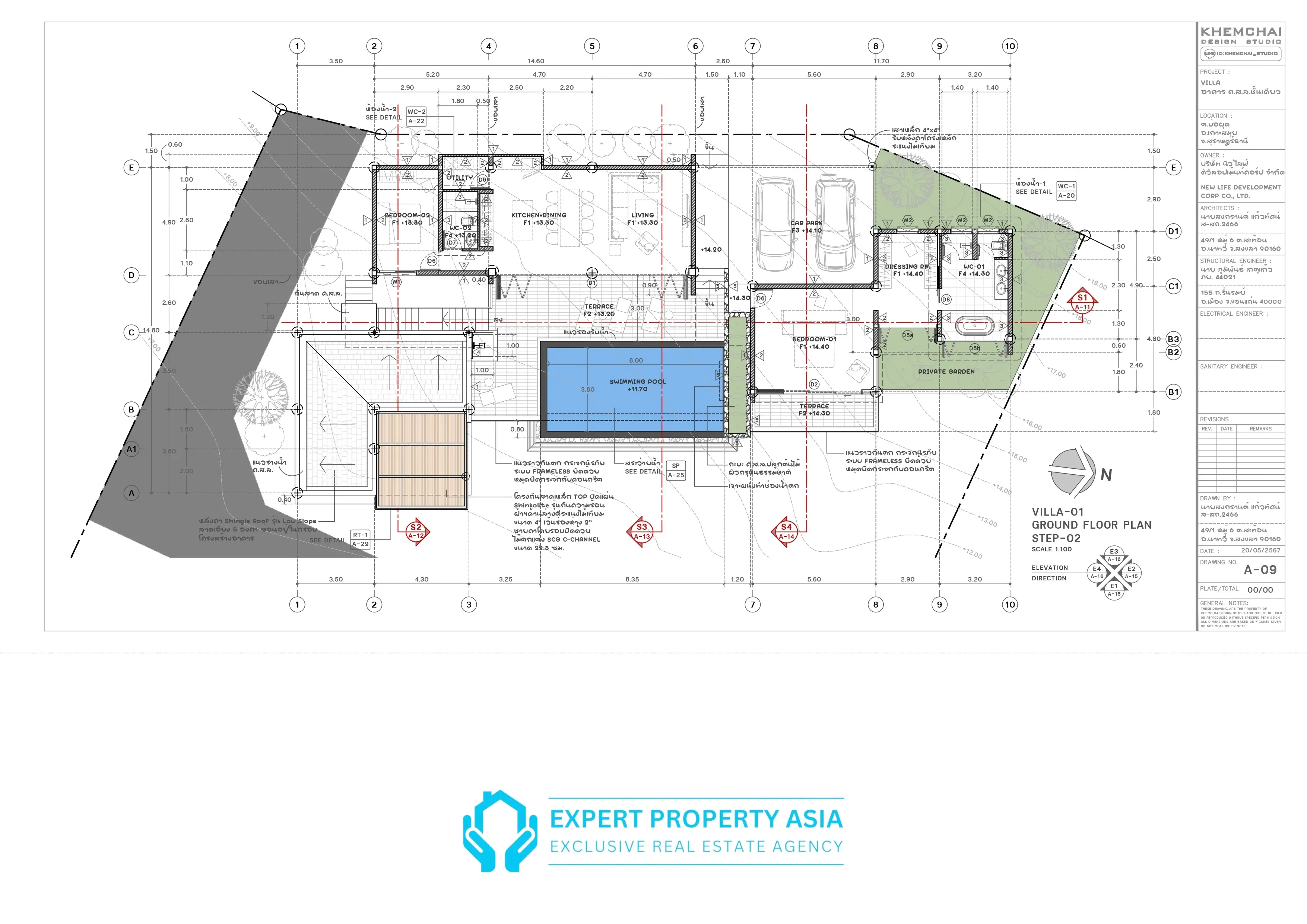 Panoramic 180° Sea View Villas for Sale – Prime Bophut Location