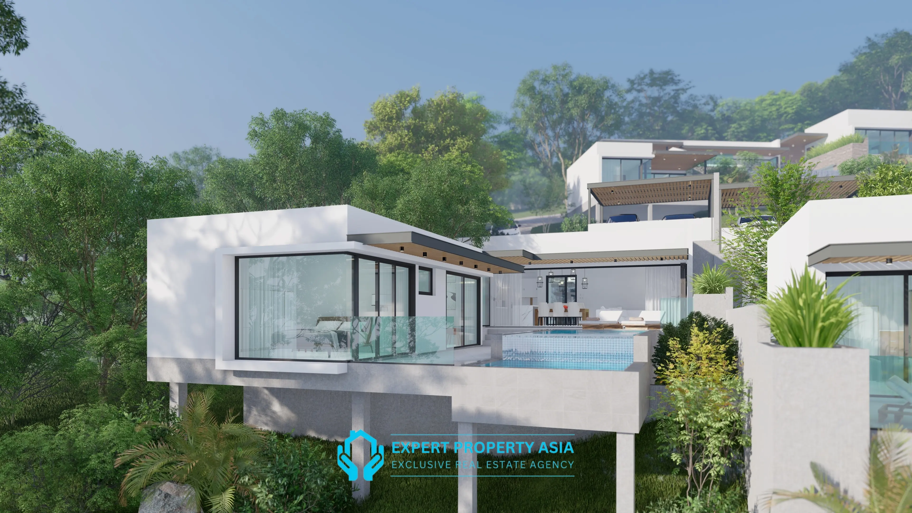 Panoramic 180° Sea View Villas for Sale – Prime Bophut Location