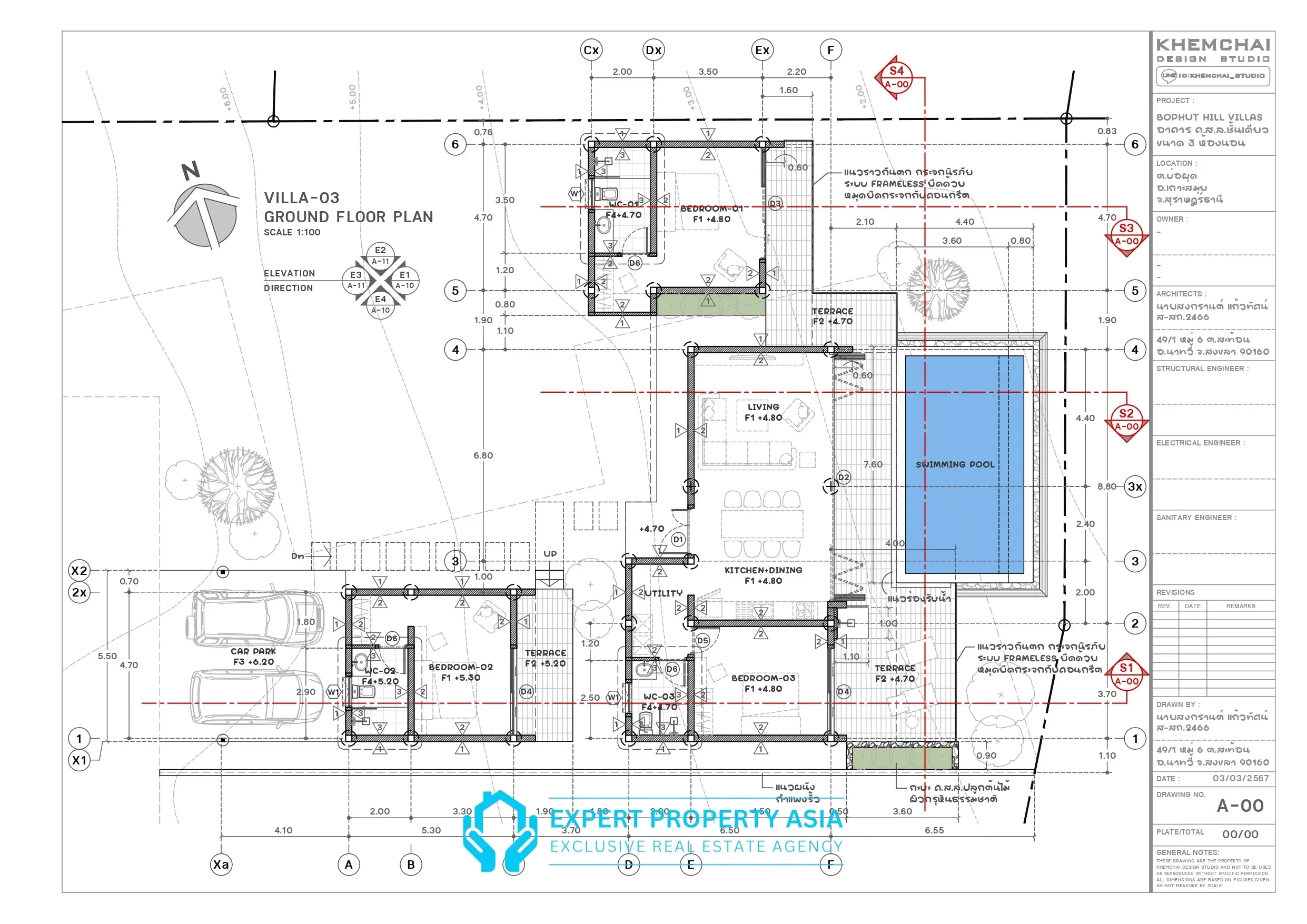 Panoramic 180° Sea View Villas for Sale – Prime Bophut Location