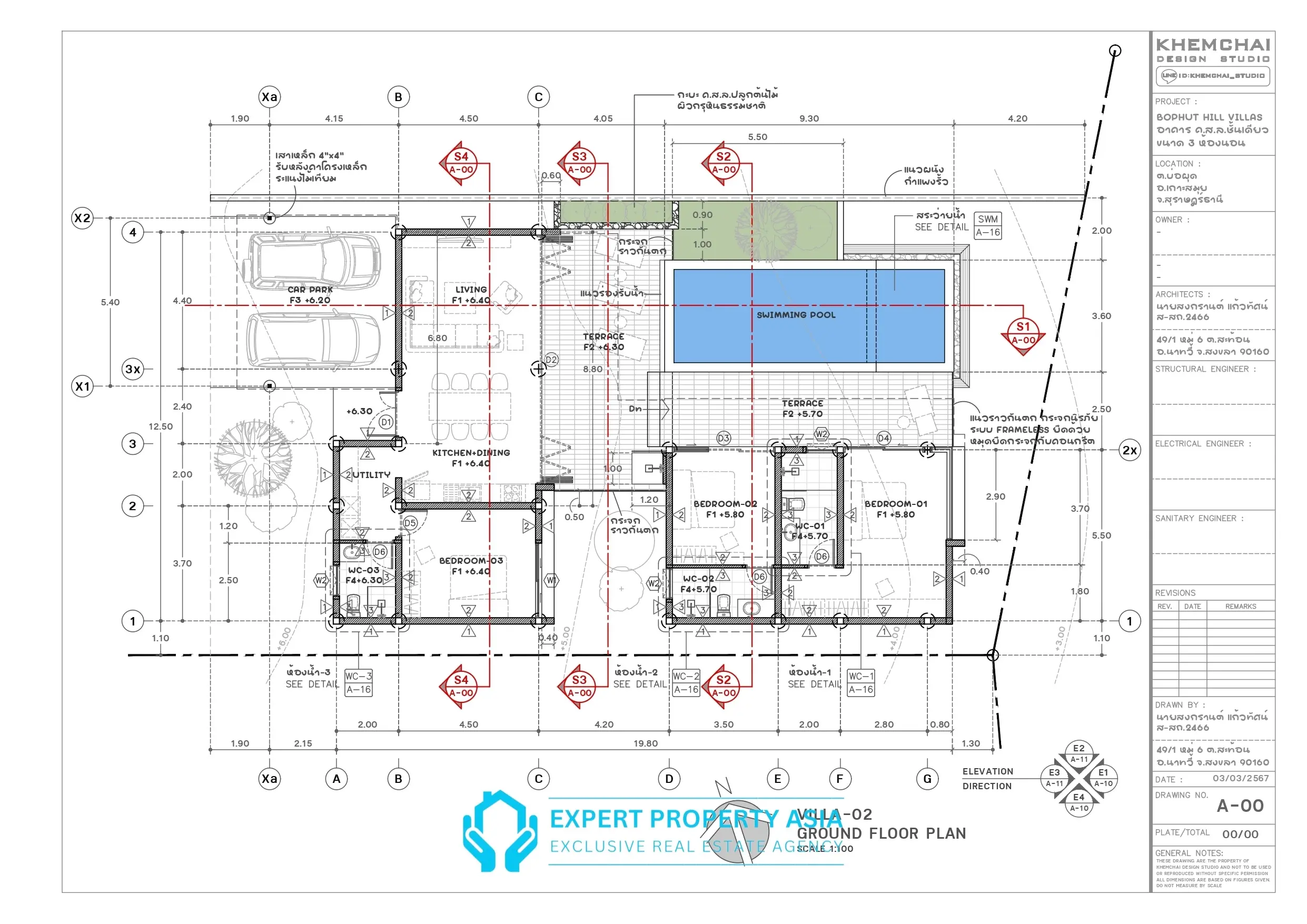 Panoramic 180° Sea View Villas for Sale – Prime Bophut Location